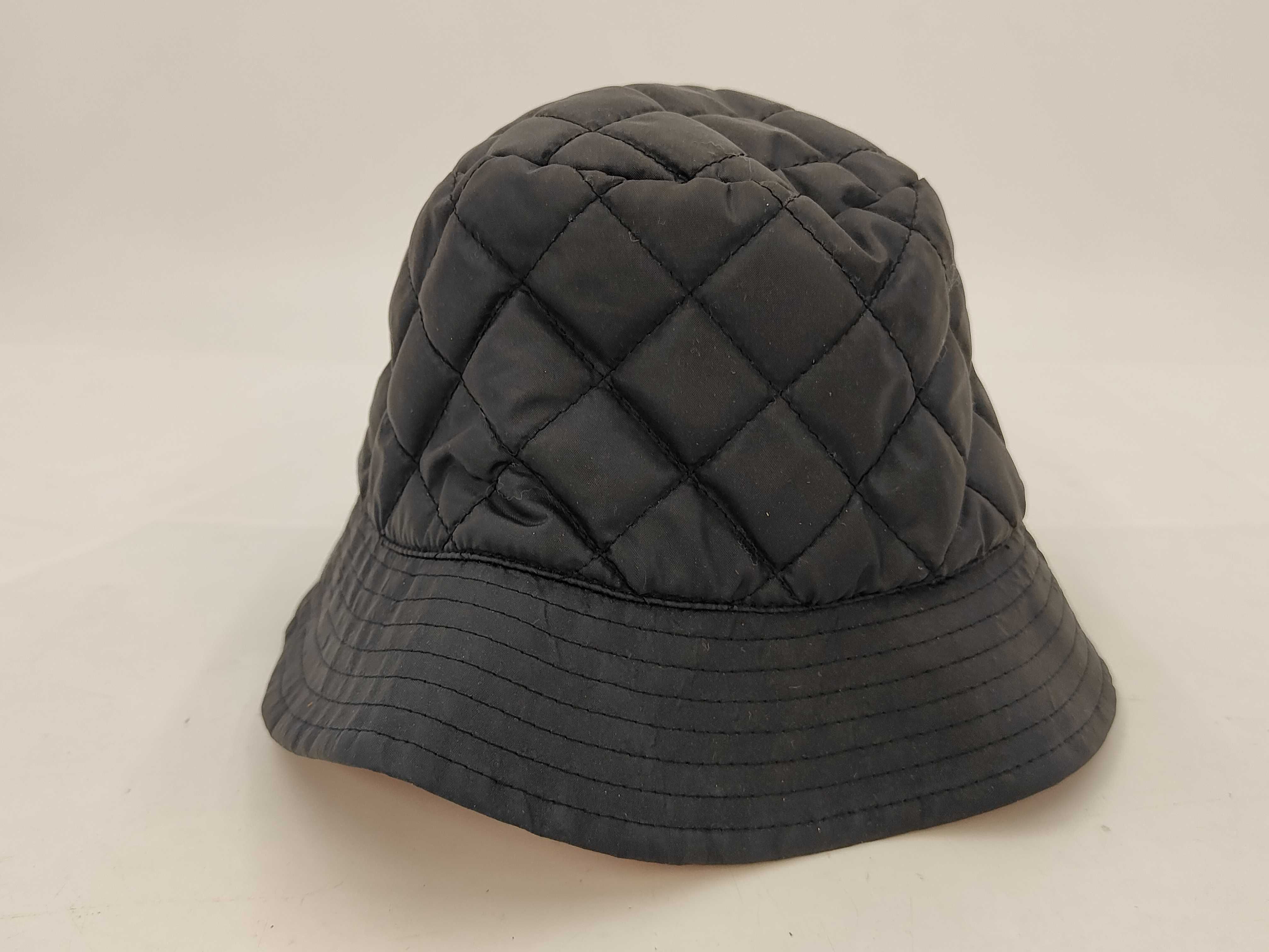 Logo Hat, Nylon Quilted, Black, Other Accessories — view 3