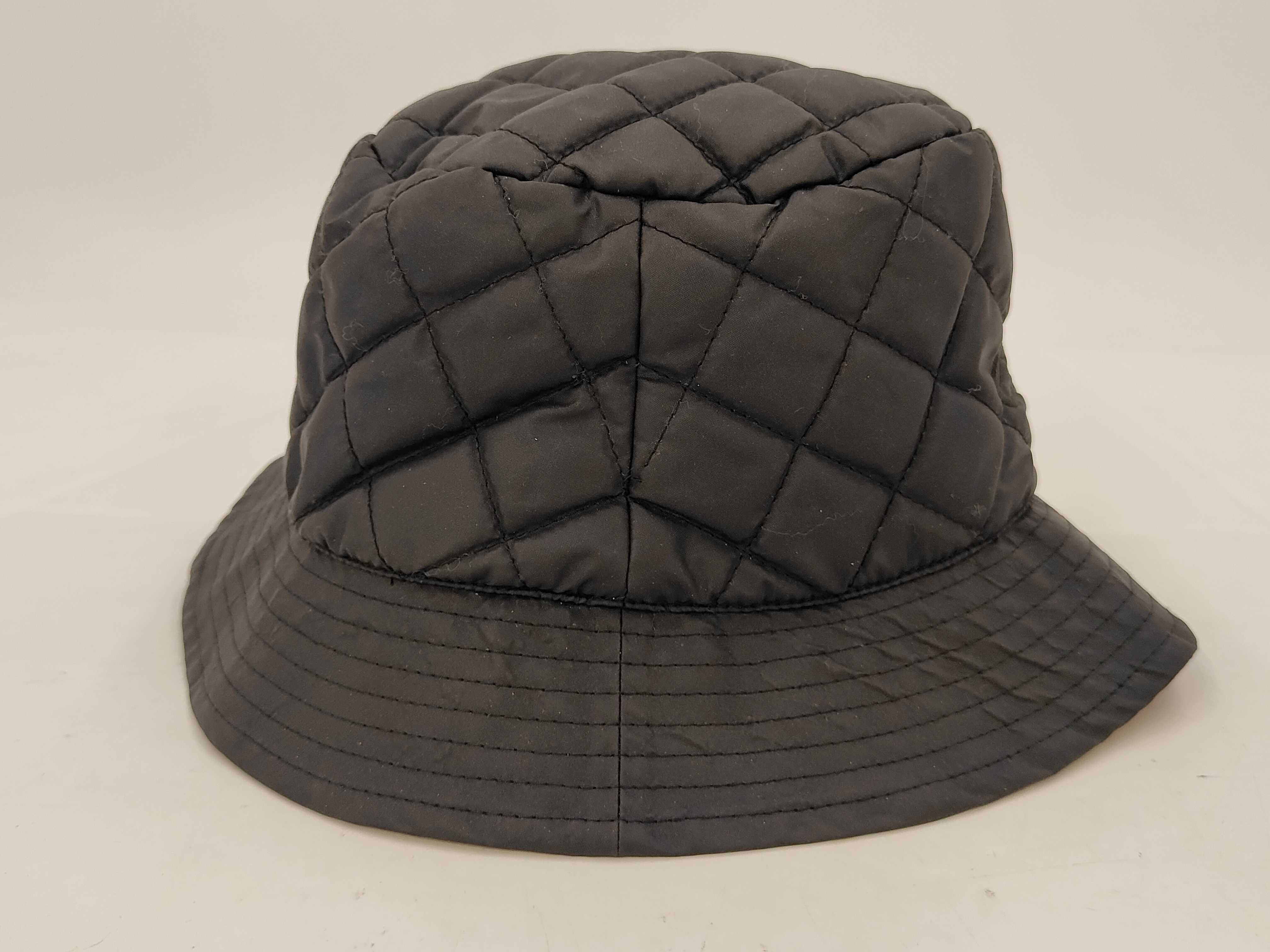Logo Hat, Nylon Quilted, Black, Other Accessories — view 4