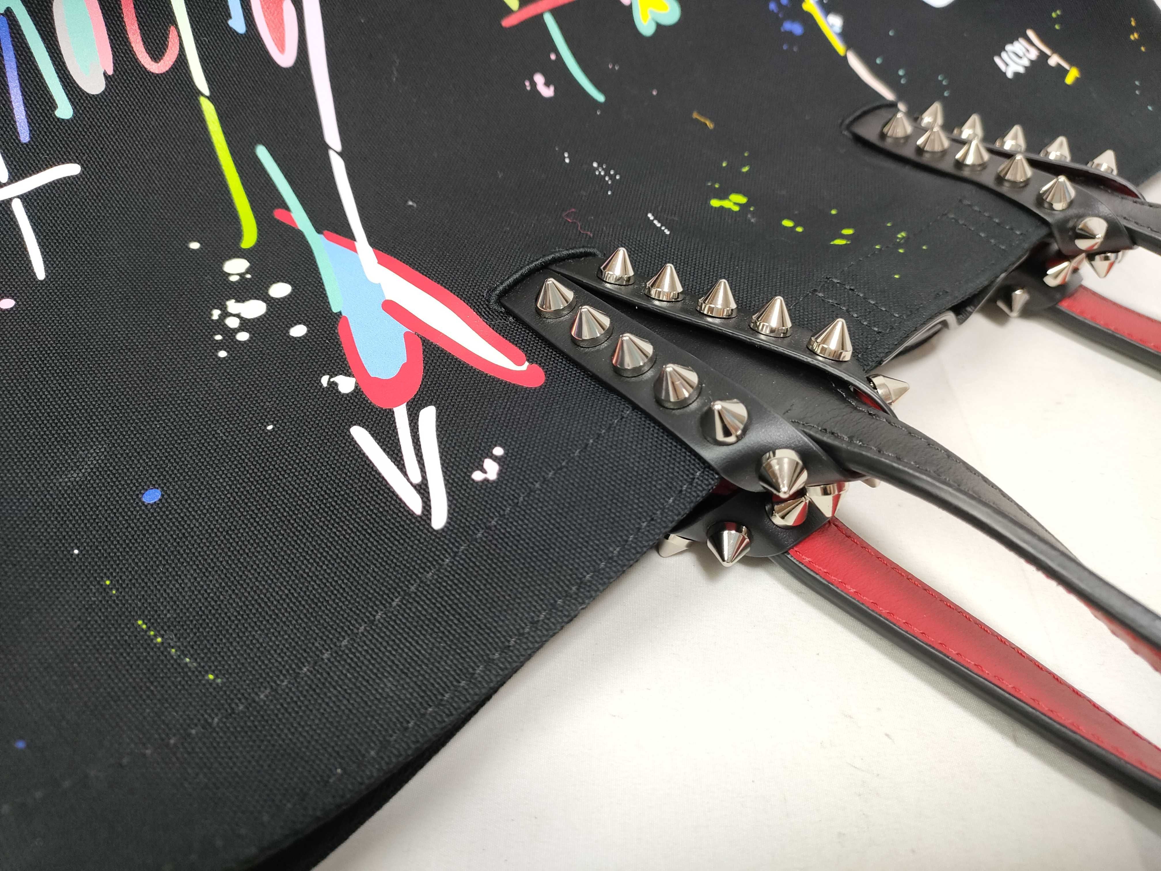 Cabata Tote Canvas Studded Multicolor Tote Bag — view 10
