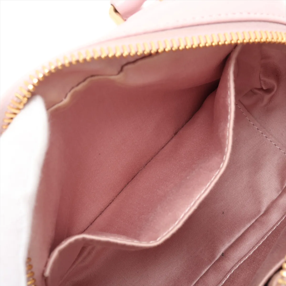 Matelassé Arcadi Leather 2-Way Handbag Pink — view 9