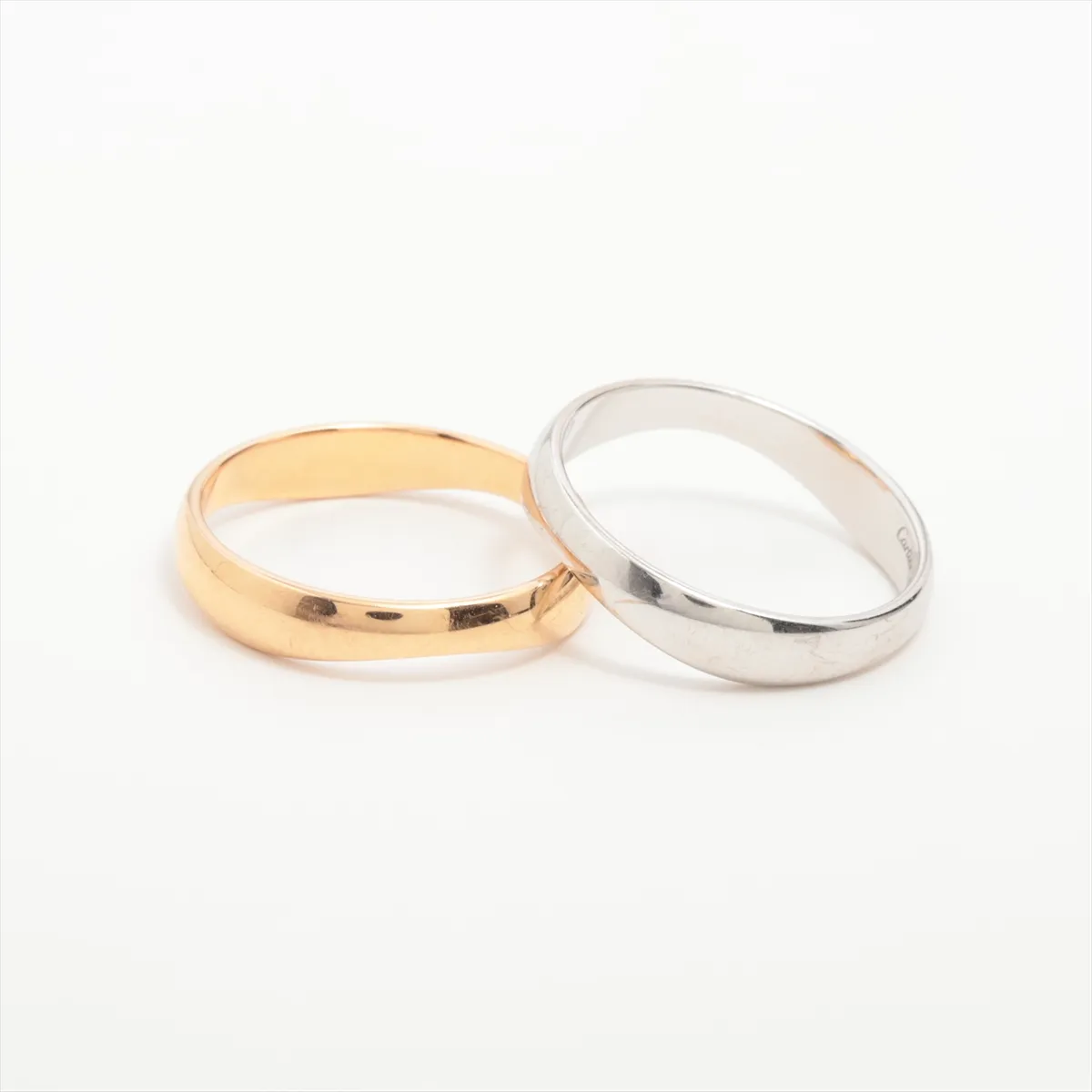 Love Me Ring 750 (PG x WG) 7.1g Size 56 IC9146 Dents — view 2