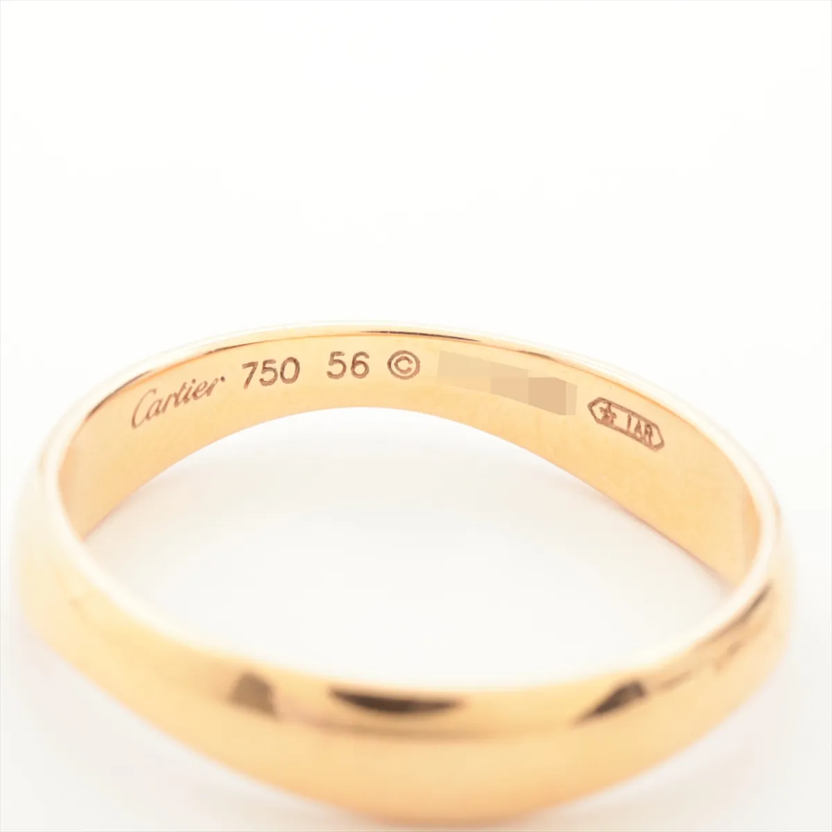 Love Me Ring 750 (PG x WG) 7.1g Size 56 IC9146 Dents — view 4