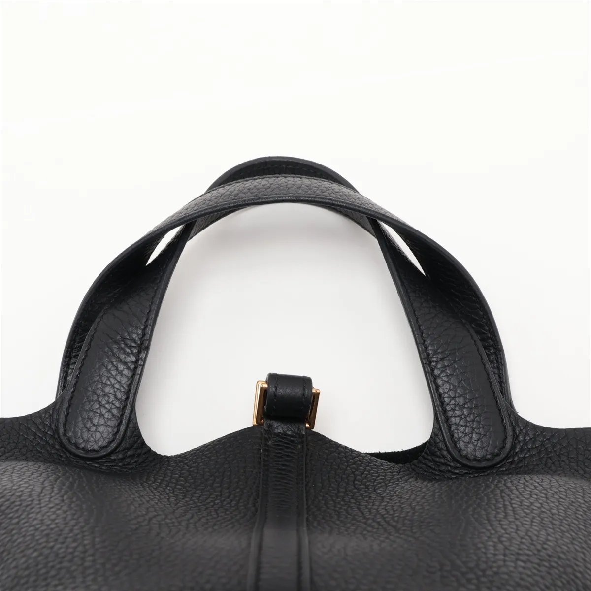 [Individually packaged] Hermes Picotin Lock 18 PM Taurillon Clemence Black Gold Hardware U: 2022 — view 6