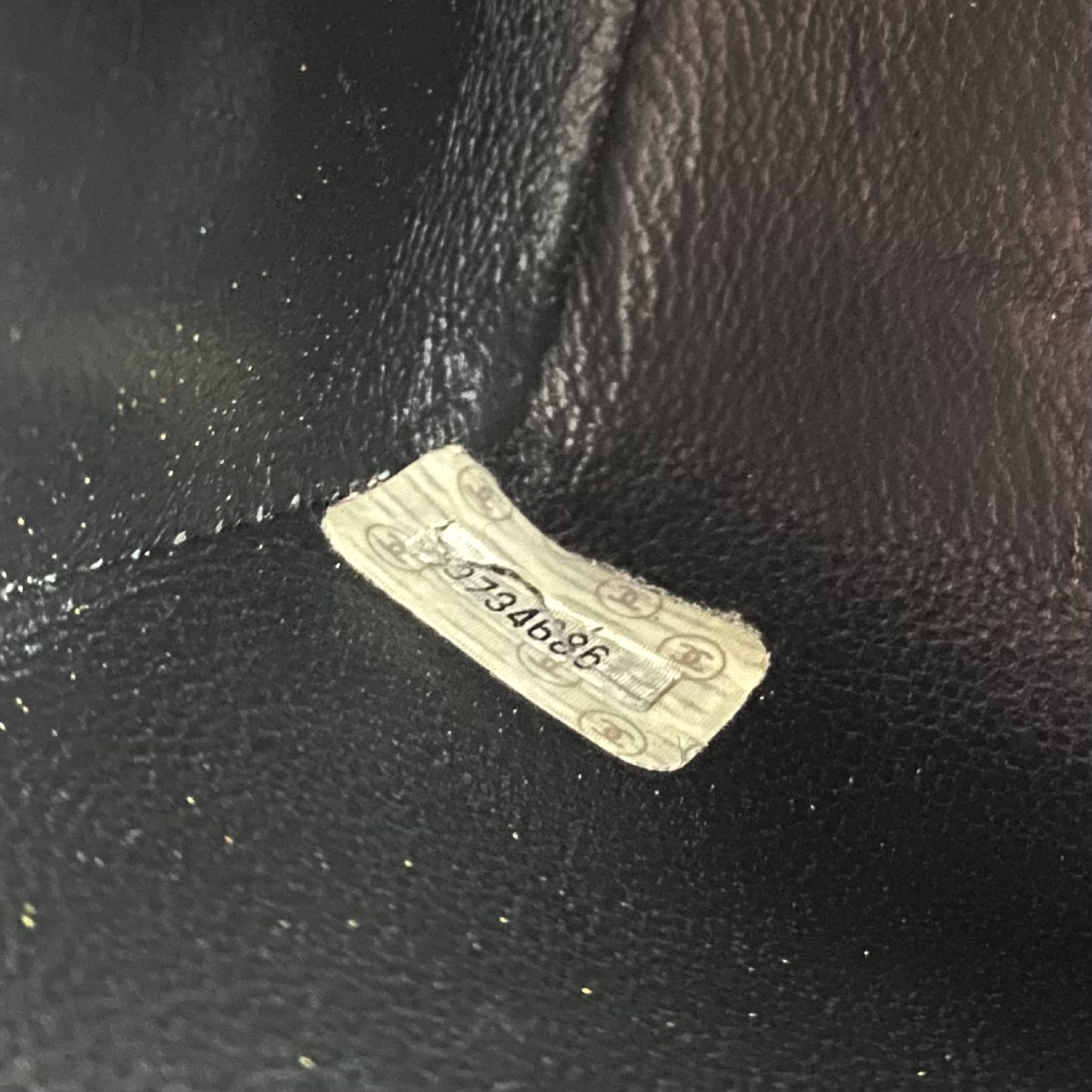 Mini Matelassé Coco Mark Turnlock Patent Double Chain Handbag — view 12