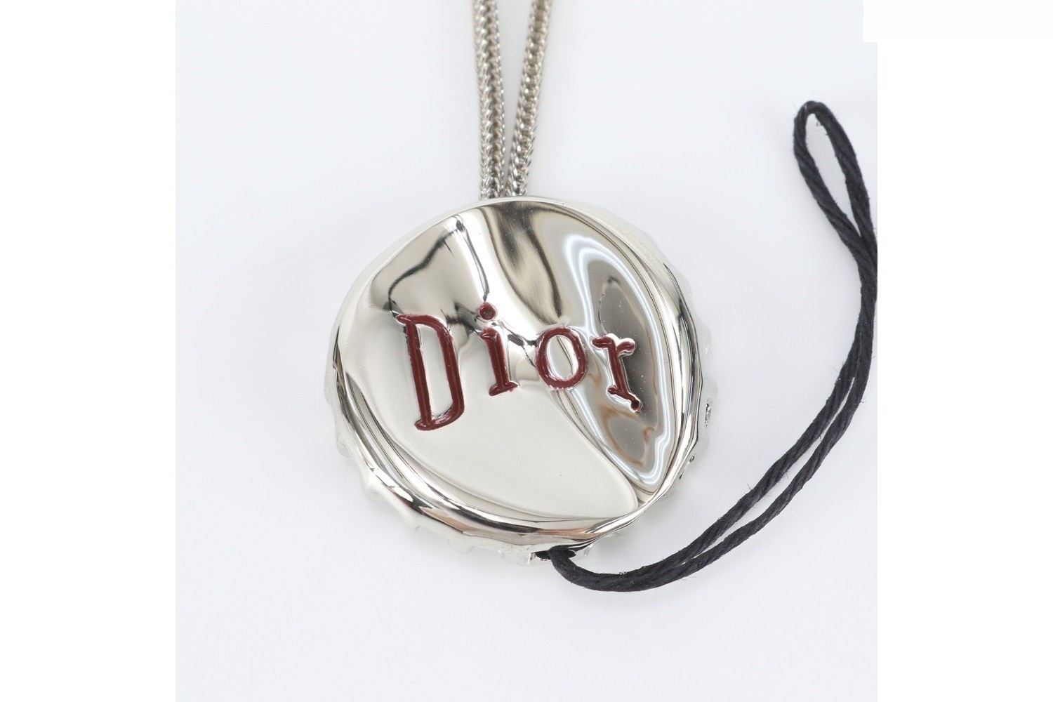 Bottle cap motif strap bag charm — view 4