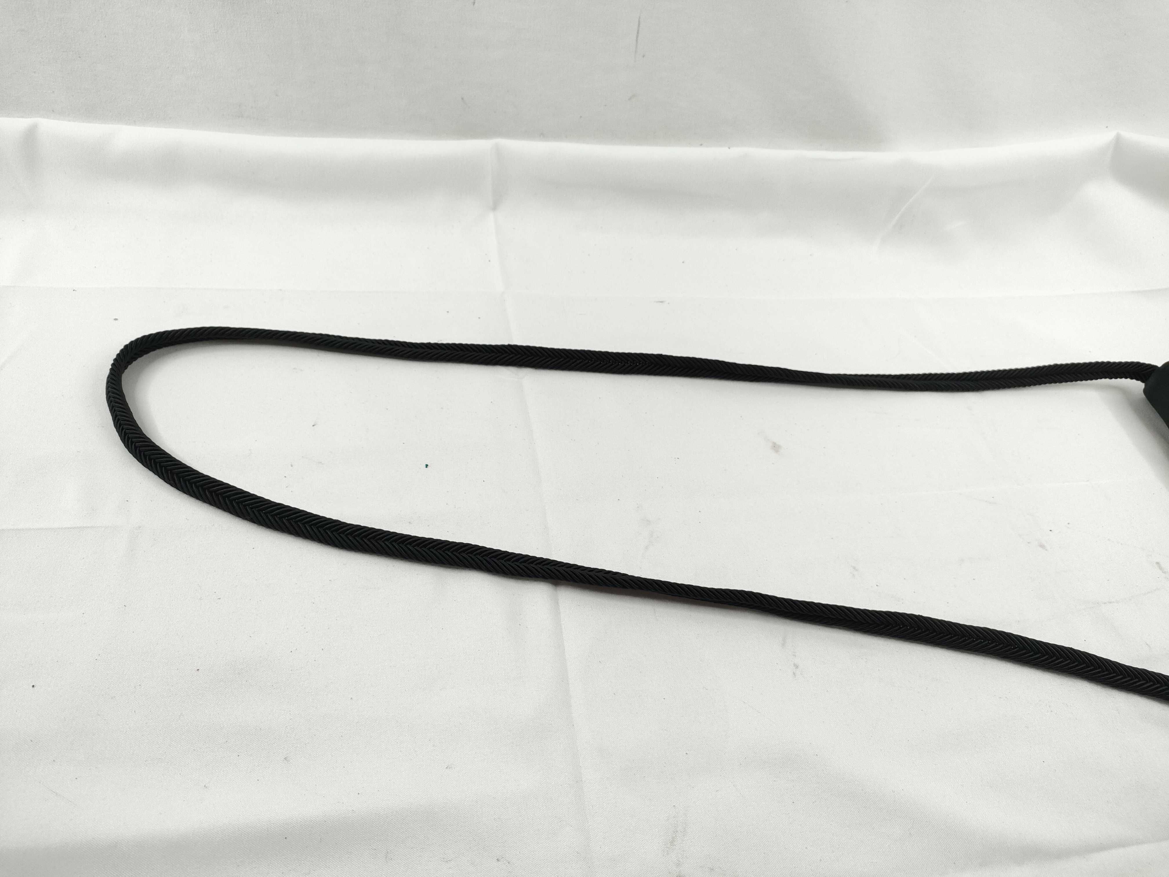 satin beaded rose black shoulder bag with dust bag. — view 6