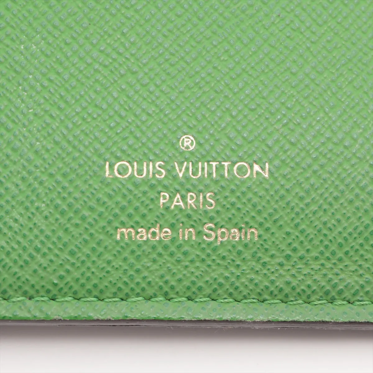 Monogram Portefeuille Insolite M66565 CA3078 Brown x Green Round Wallet — view 8