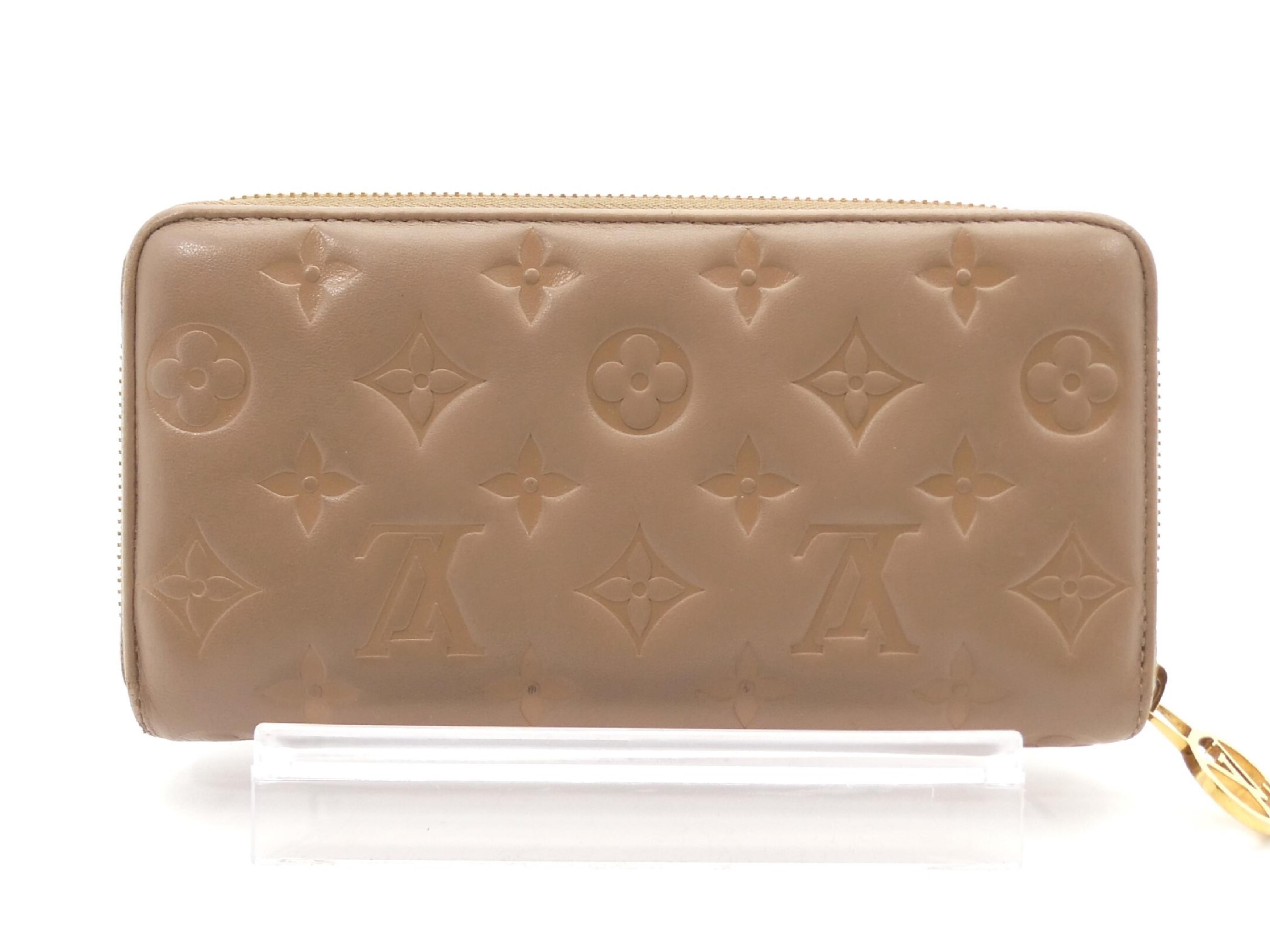 Monogram Embossed Zippy Wallet (with IC chip functionality) — view 2