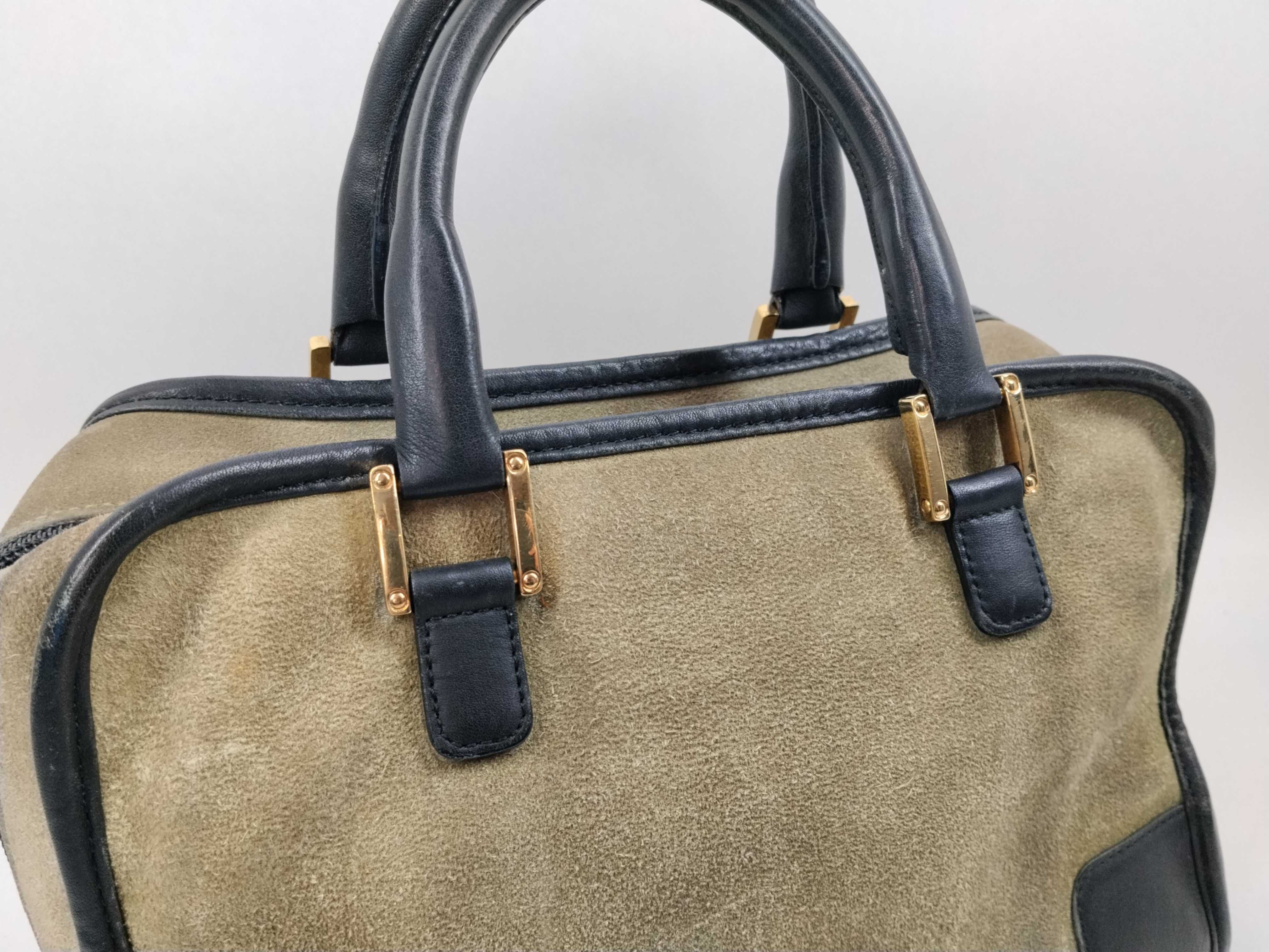 Amazona Suede Boston Bag — view 3