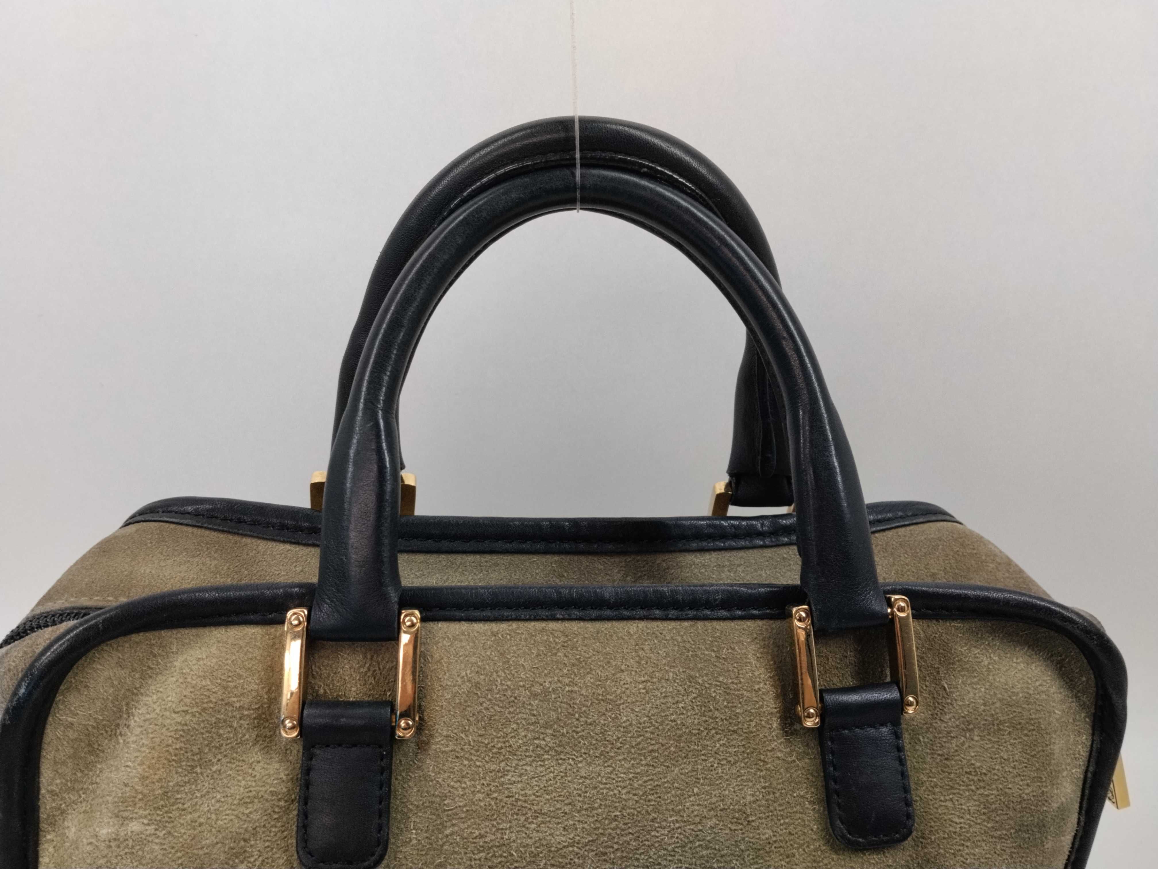 Amazona Suede Boston Bag — view 4