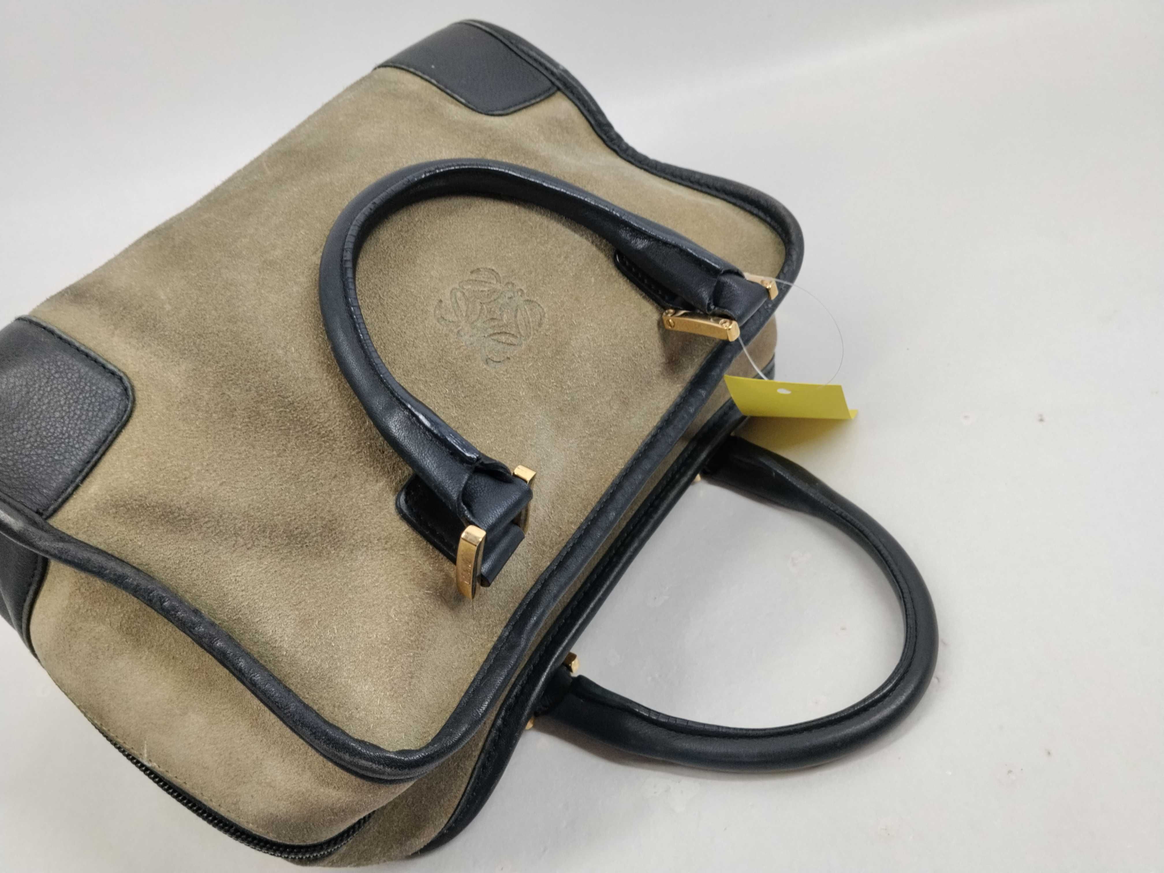 Amazona Suede Boston Bag — view 8