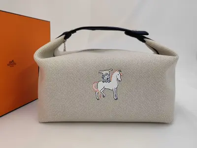 Brides a Bracque GM Cabriole Navy Bag