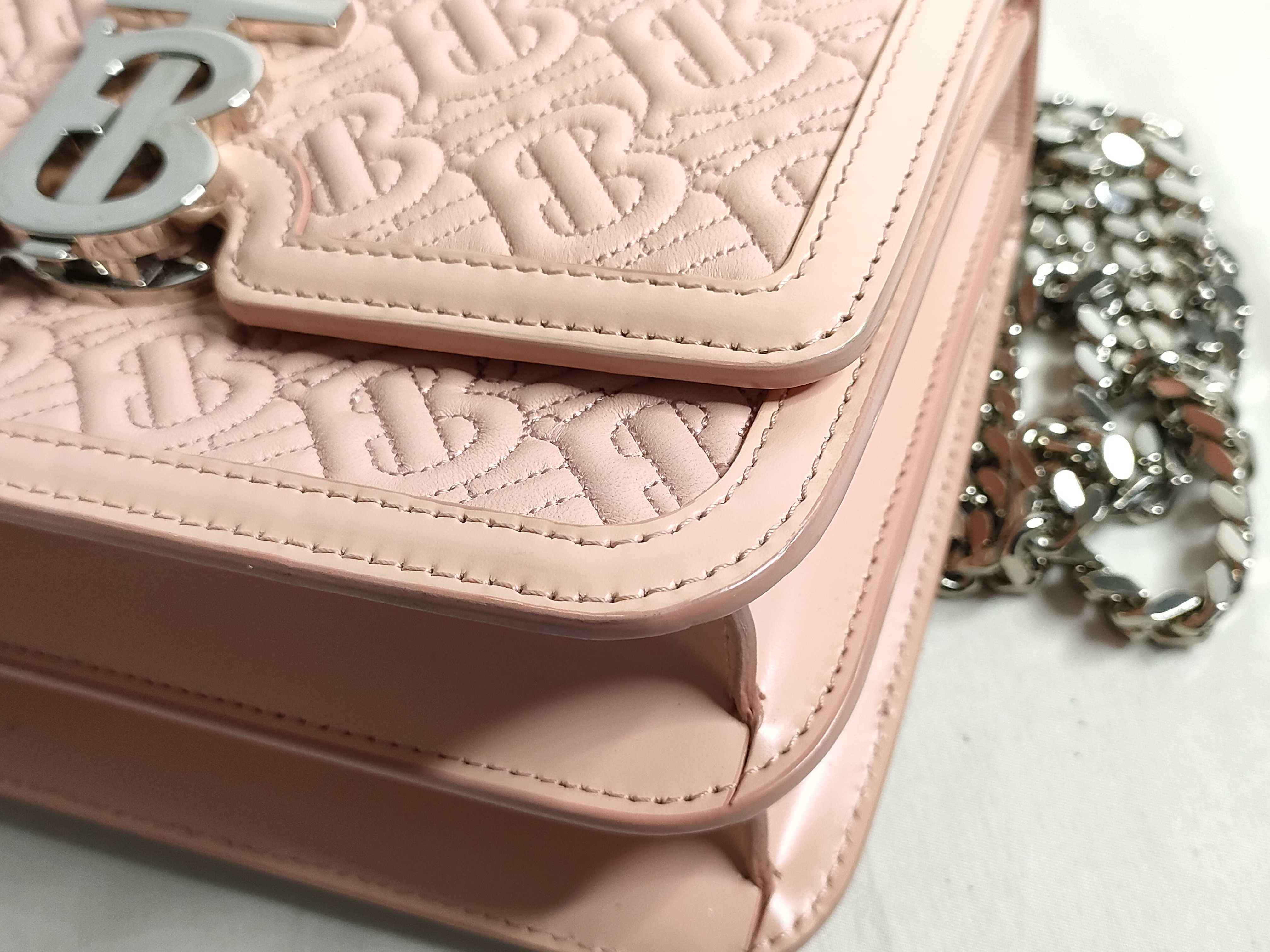 Pink Chain Shoulder Bag TB Shoulder Bag — view 6
