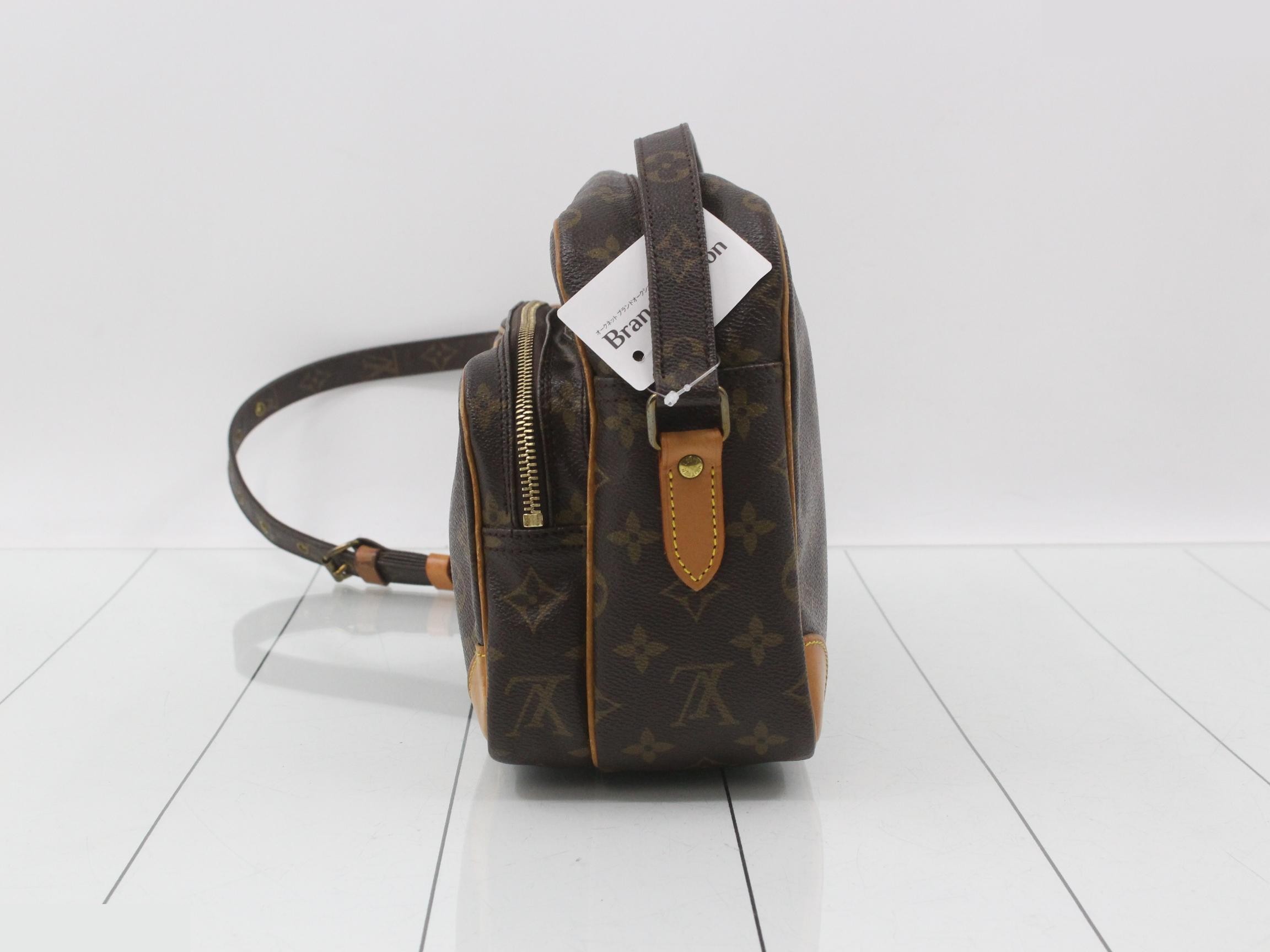 M45244 Nile Shoulder Bag, Monogram, Brown — view 3