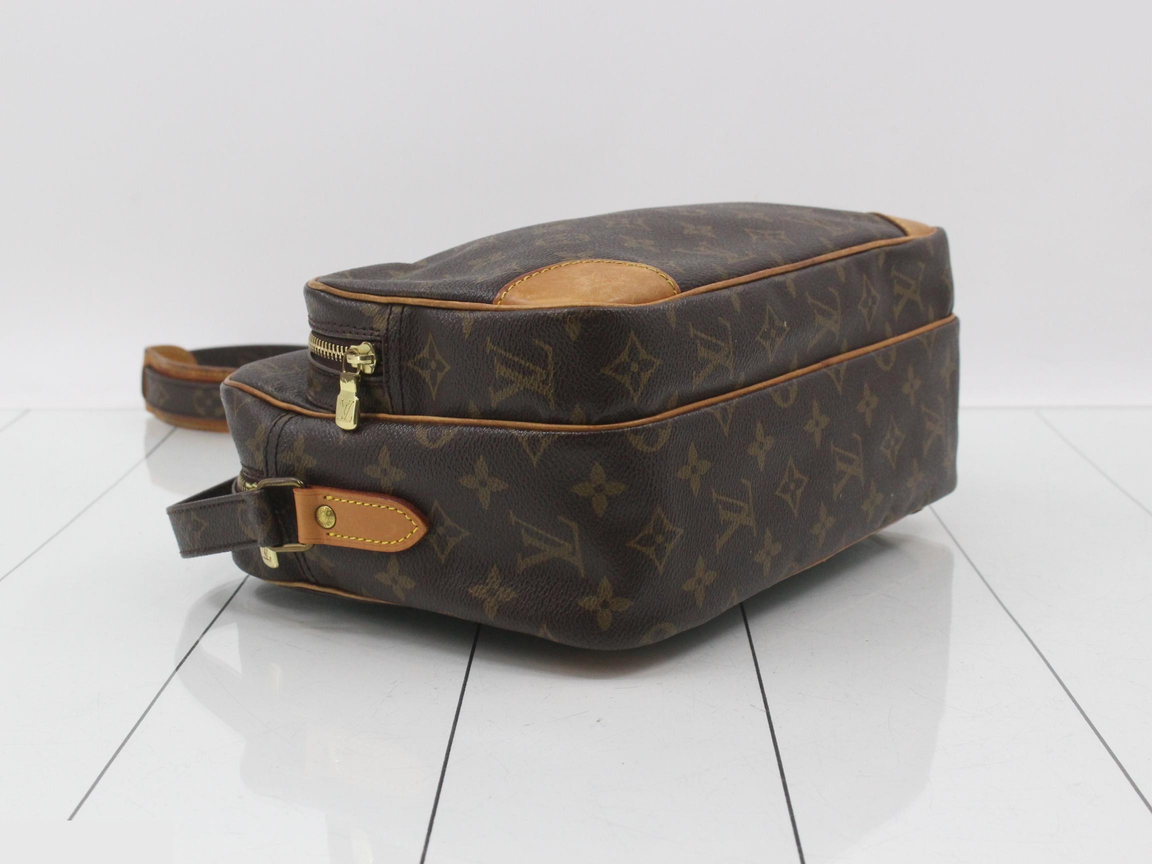 M45244 Nile Shoulder Bag, Monogram, Brown — view 5