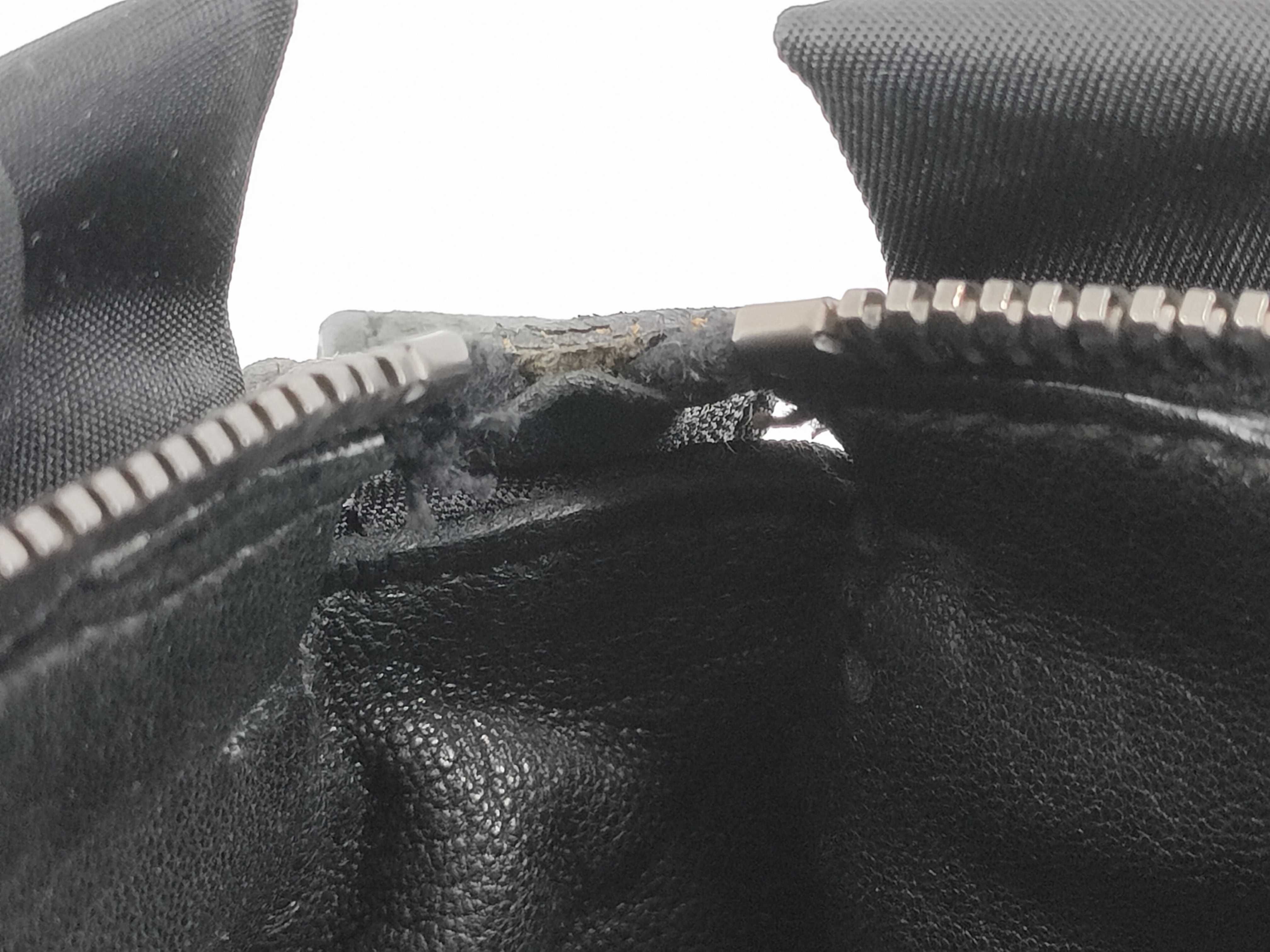Handbag Shoulder Bag 2-way Nylon Leather Black Handbag — view 10