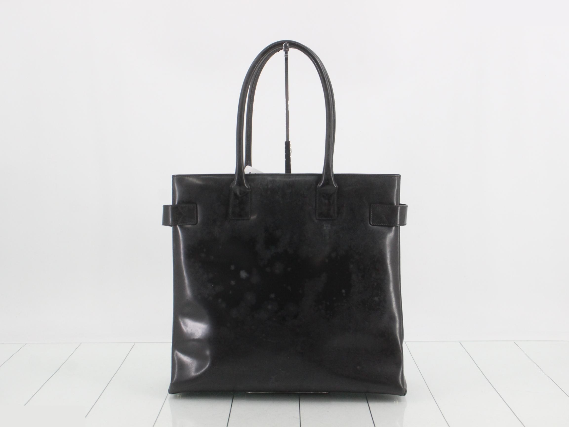 Bamboo (bag) - Business bag, enamel, black — view 2