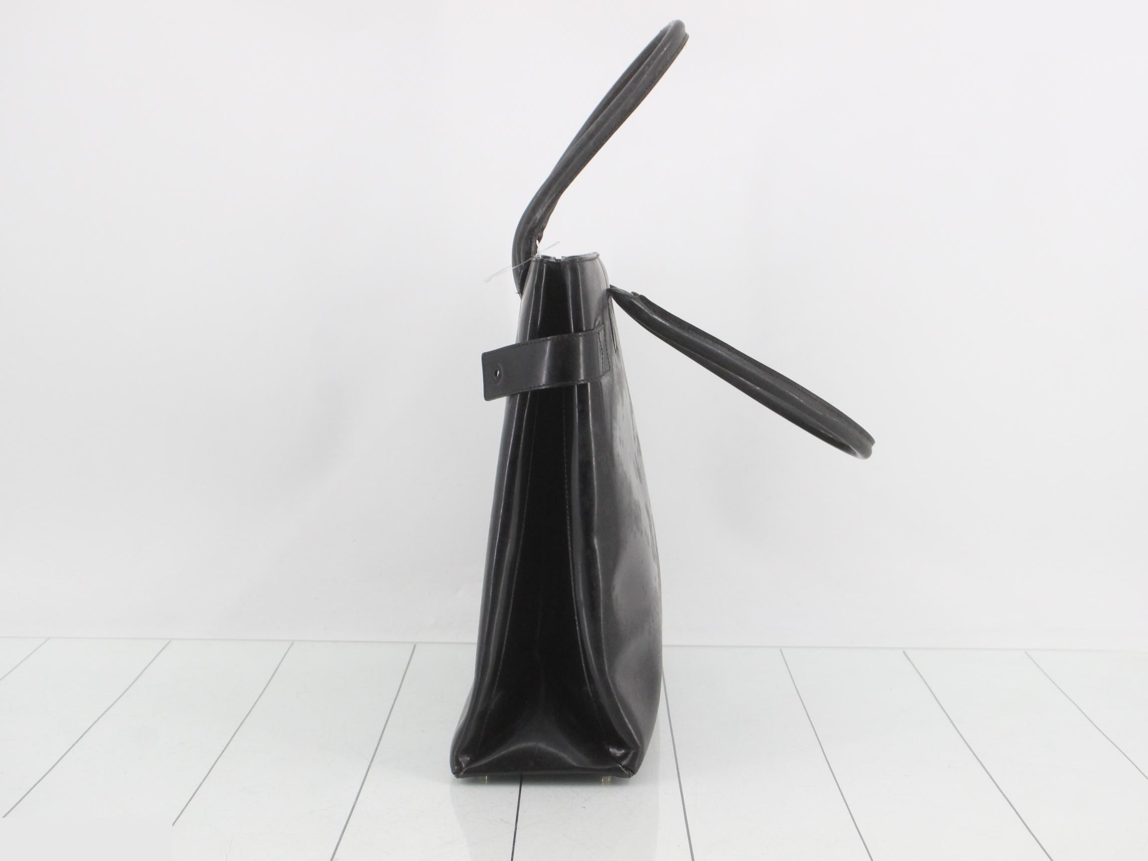 Bamboo (bag) - Business bag, enamel, black — view 3