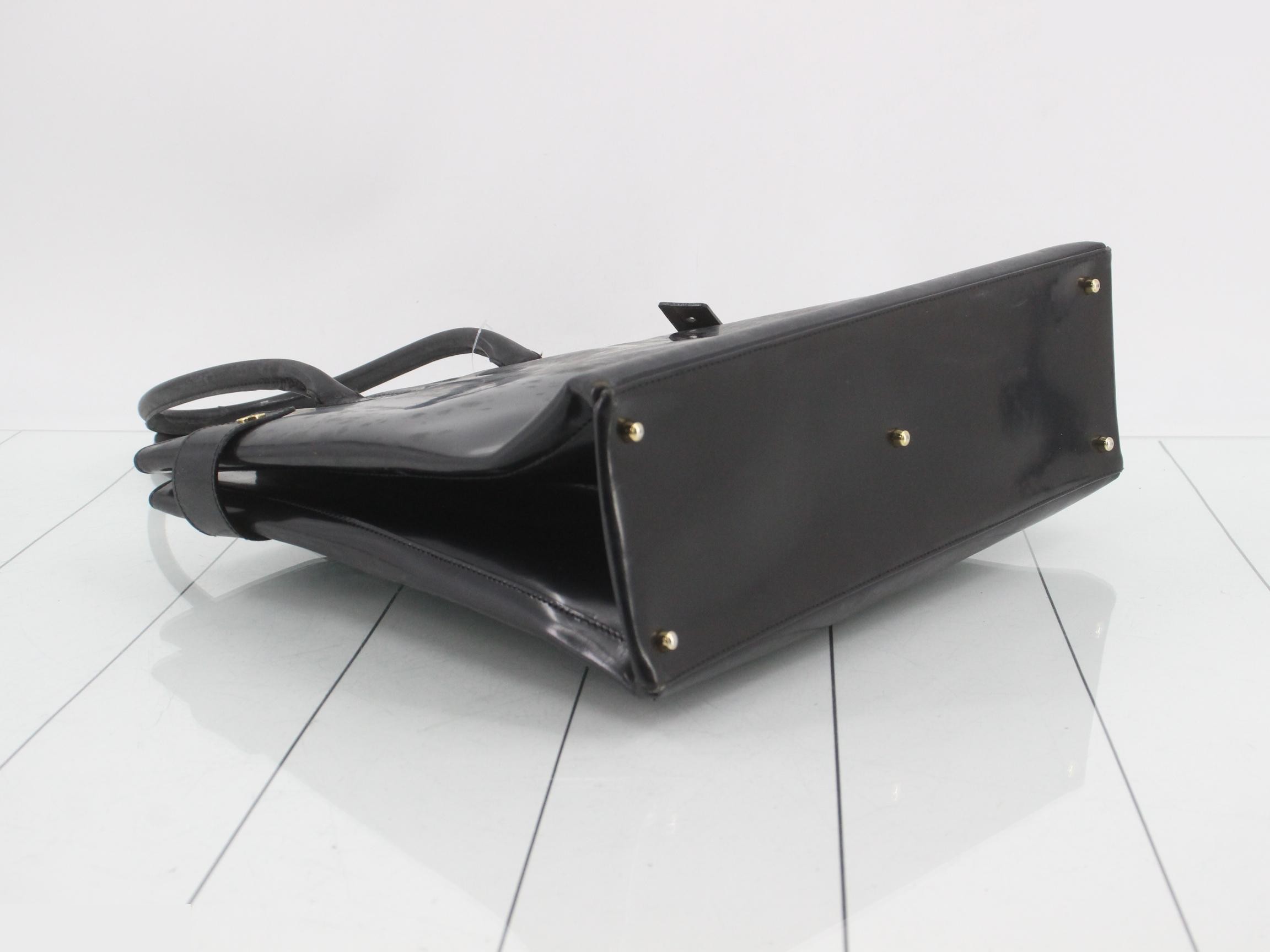 Bamboo (bag) - Business bag, enamel, black — view 5
