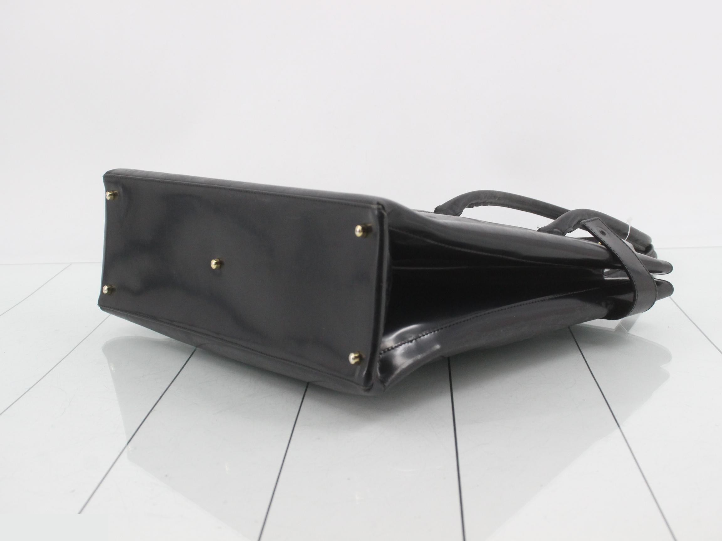 Bamboo (bag) - Business bag, enamel, black — view 6