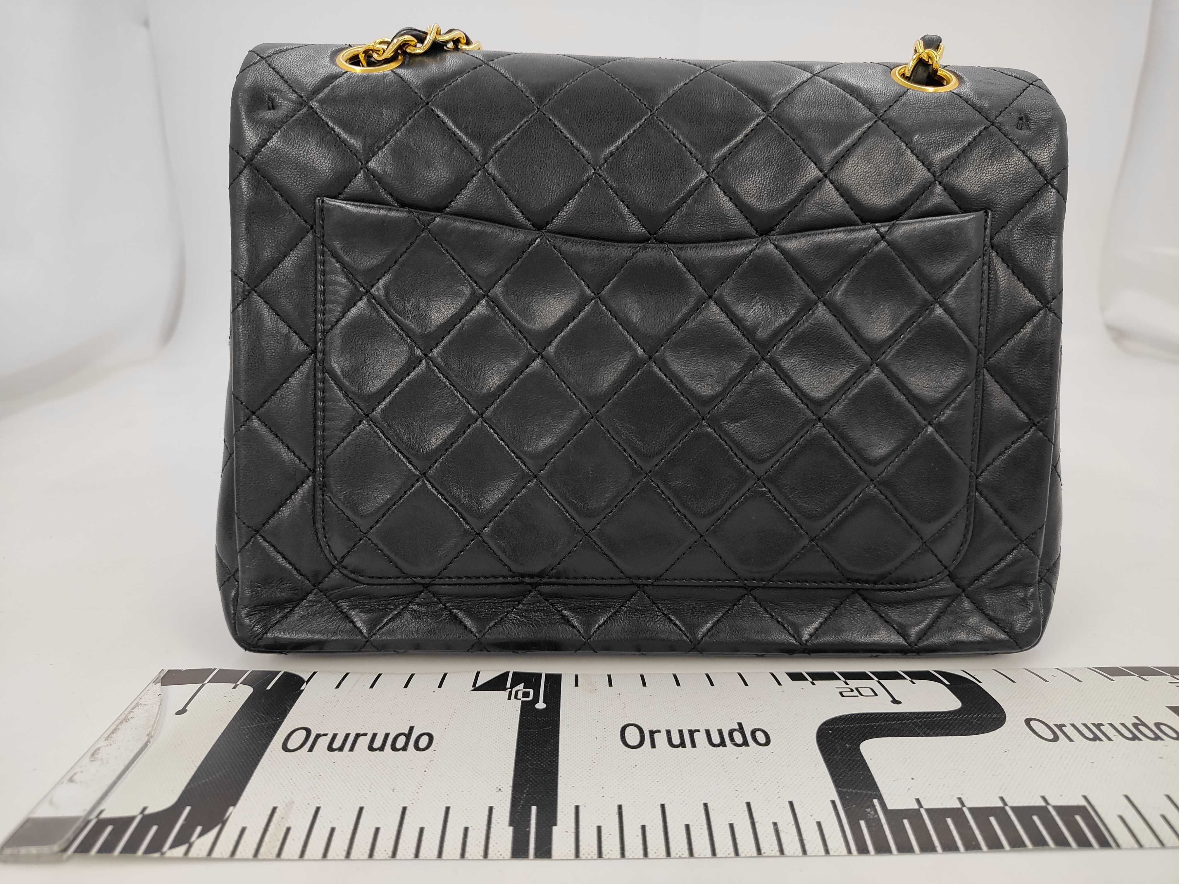 Matelassé 25 Double Flap Double Chain Lambskin Shoulder Bag — view 2