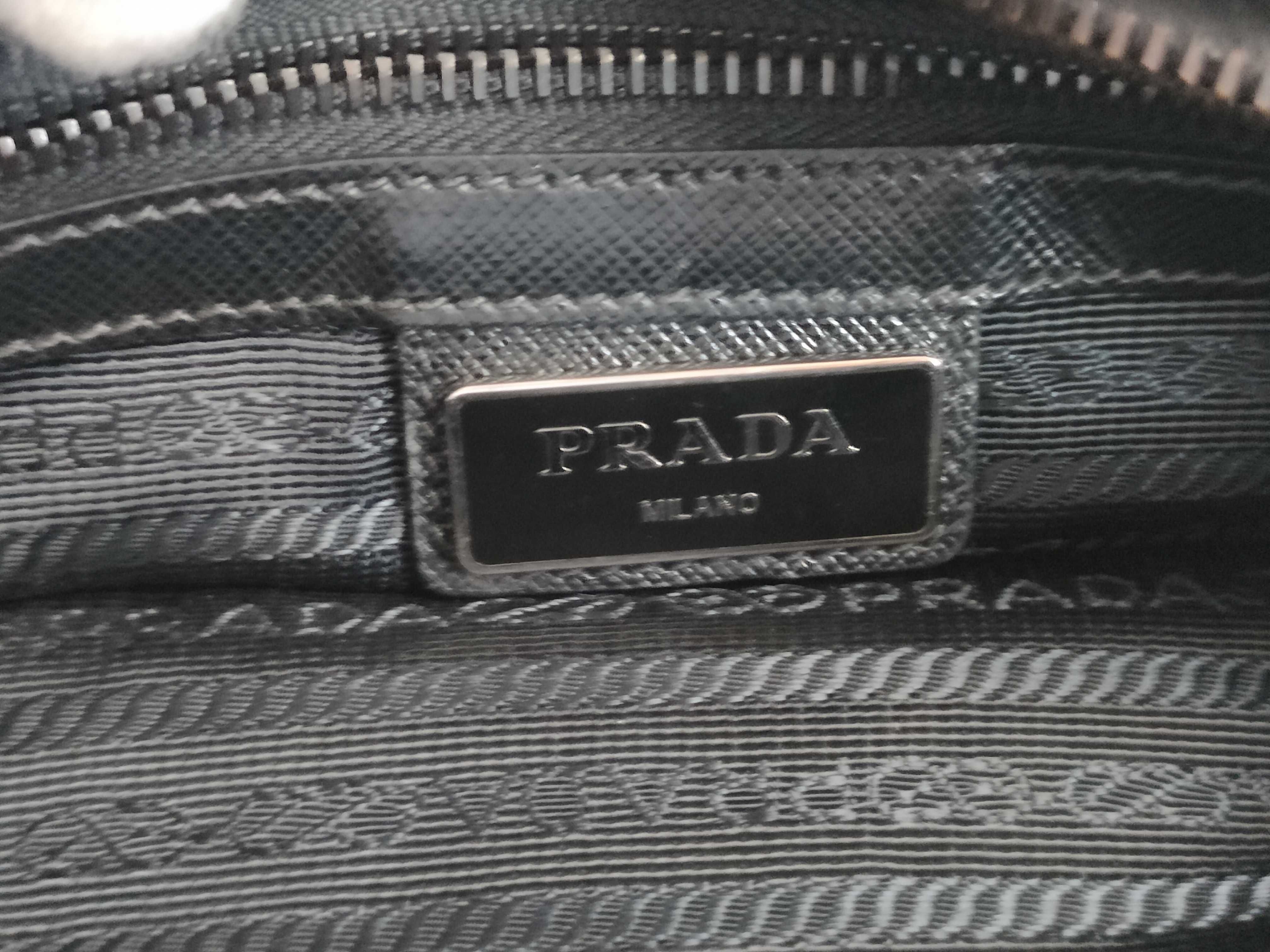 Nylon Prada Tessuto Shoulder Bag Black 2VH797 Shoulder Bag — view 11