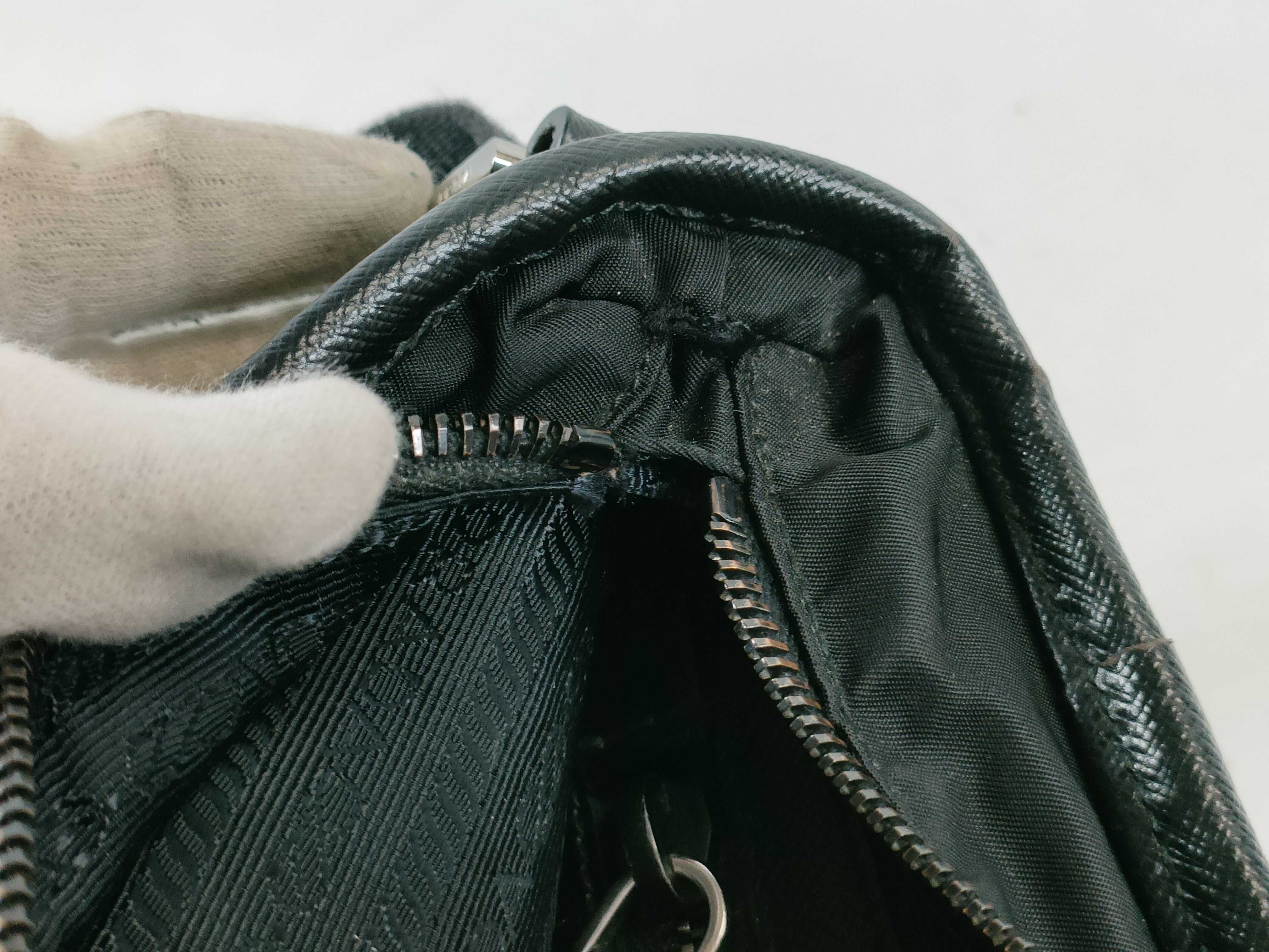 Nylon Prada Tessuto Shoulder Bag Black 2VH797 Shoulder Bag — view 12