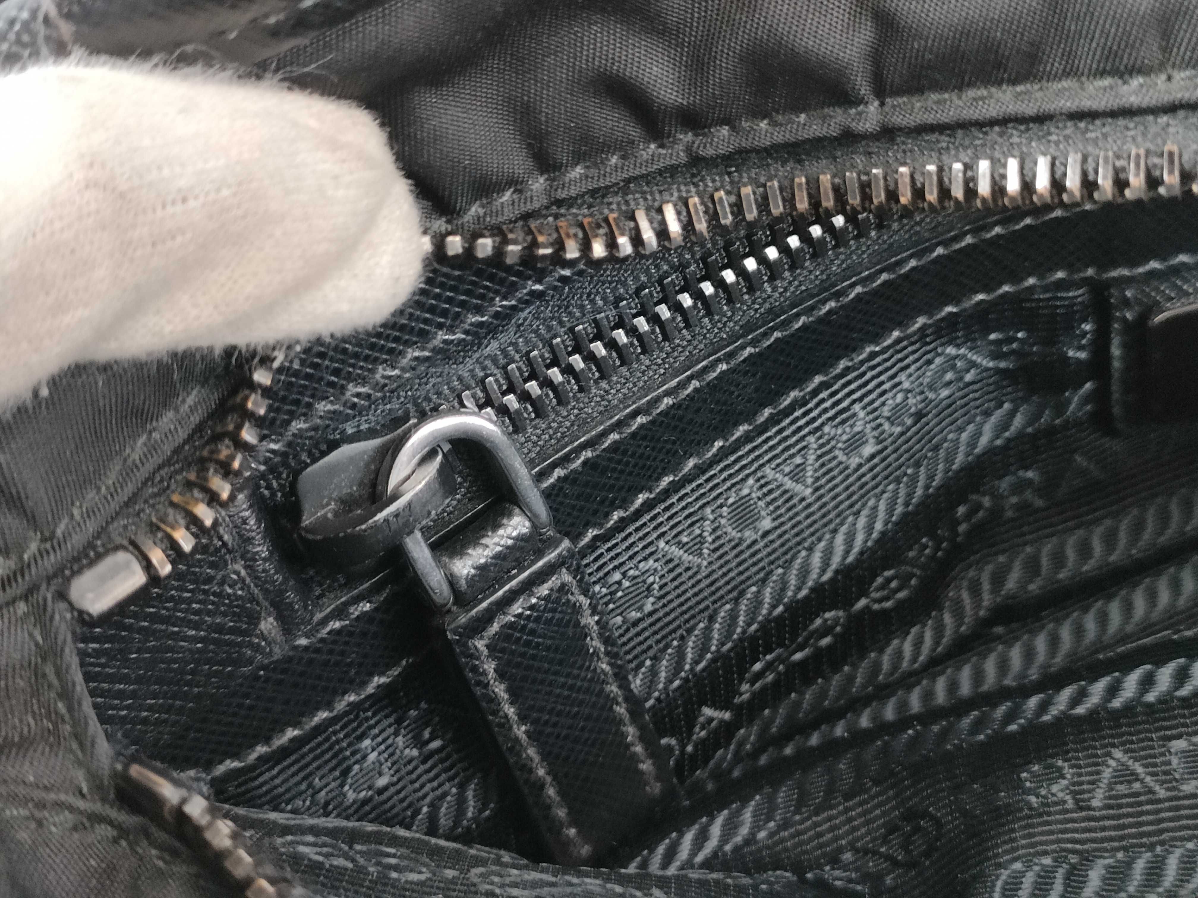 Nylon Prada Tessuto Shoulder Bag Black 2VH797 Shoulder Bag — view 13