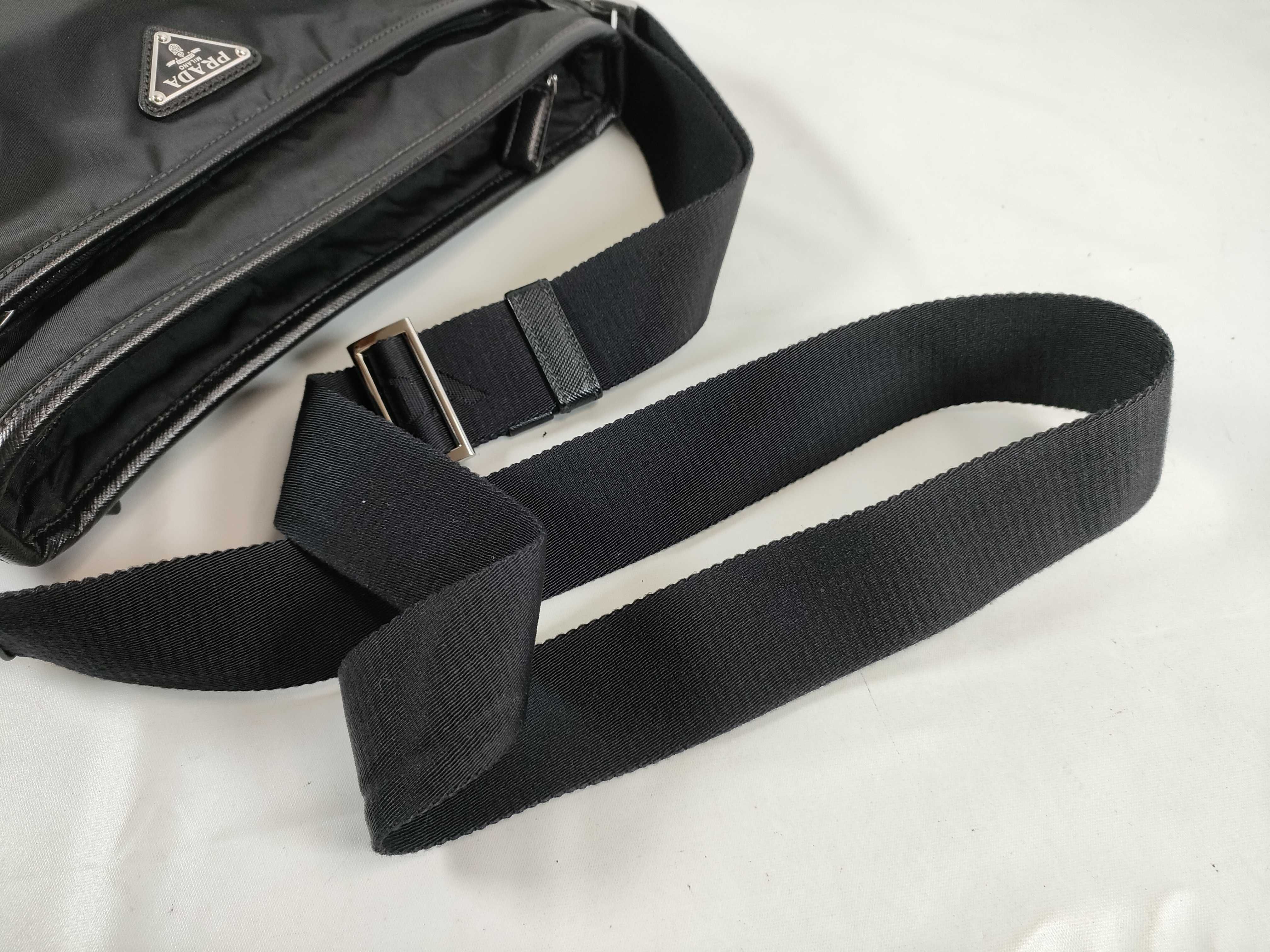 Nylon Prada Tessuto Shoulder Bag Black 2VH797 Shoulder Bag — view 3