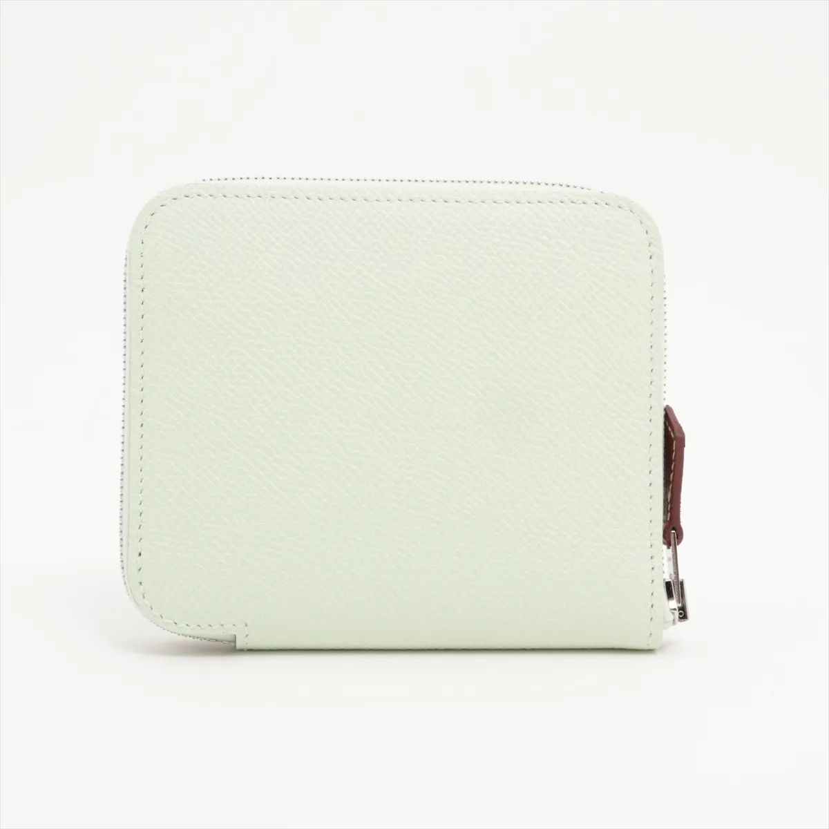 Azap Compact Silk In Vaux Epson Compact Wallet Vert Fizz Silver Hardware U:2022 — view 2