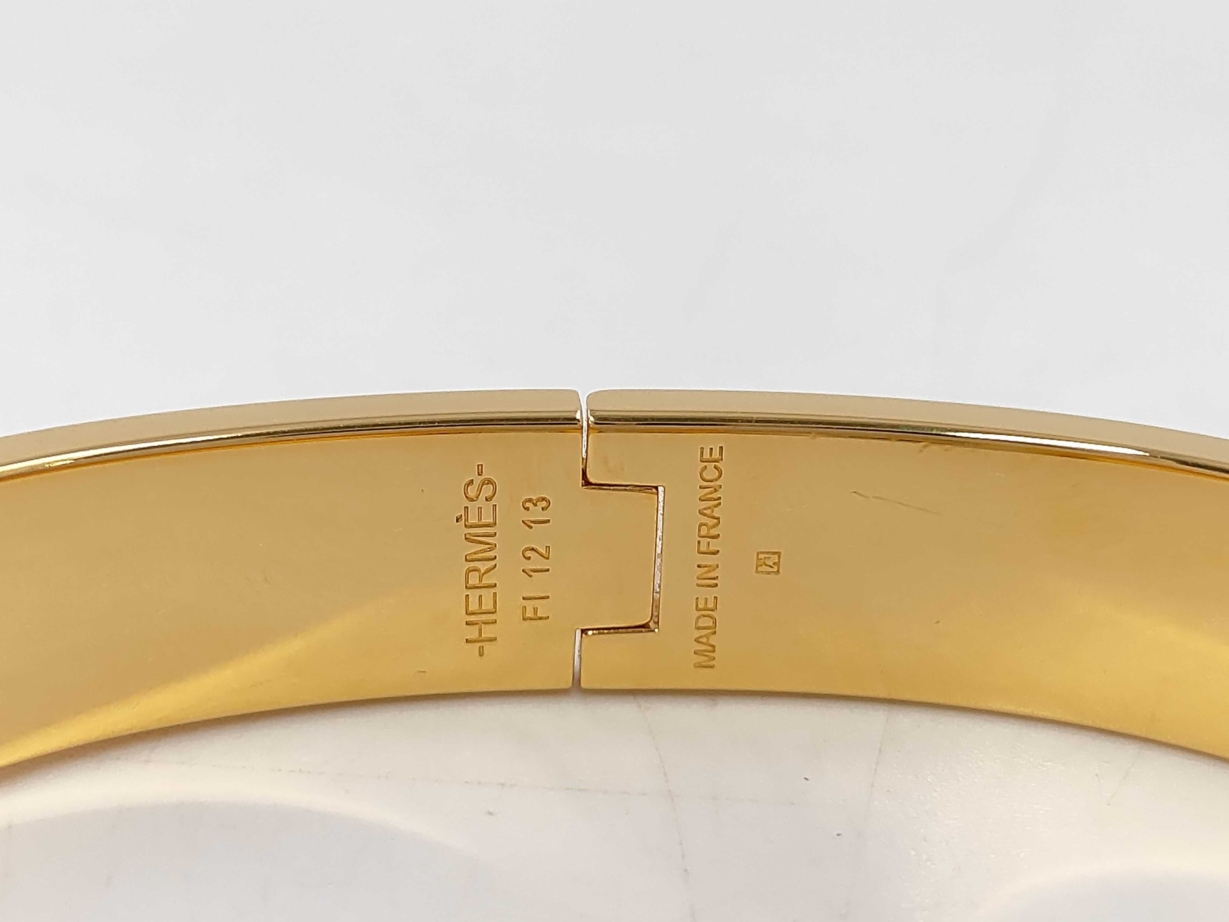 Clic HH GP Gris Etain Matte T6 size Bracelet/Bangle — view 3