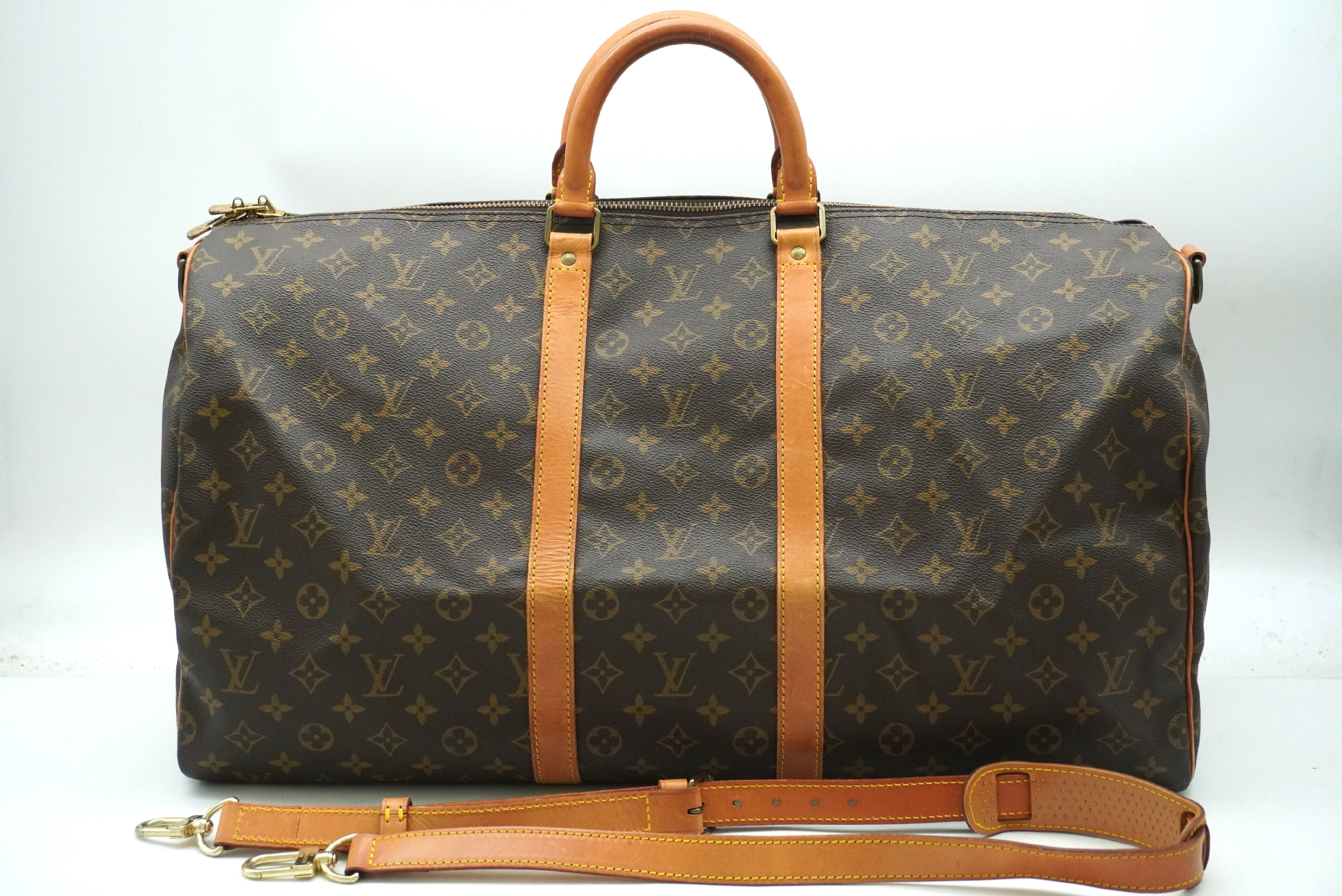 Monogram Keepall Bandoulière 55 M41414 Shoulder Strap Boston Bag