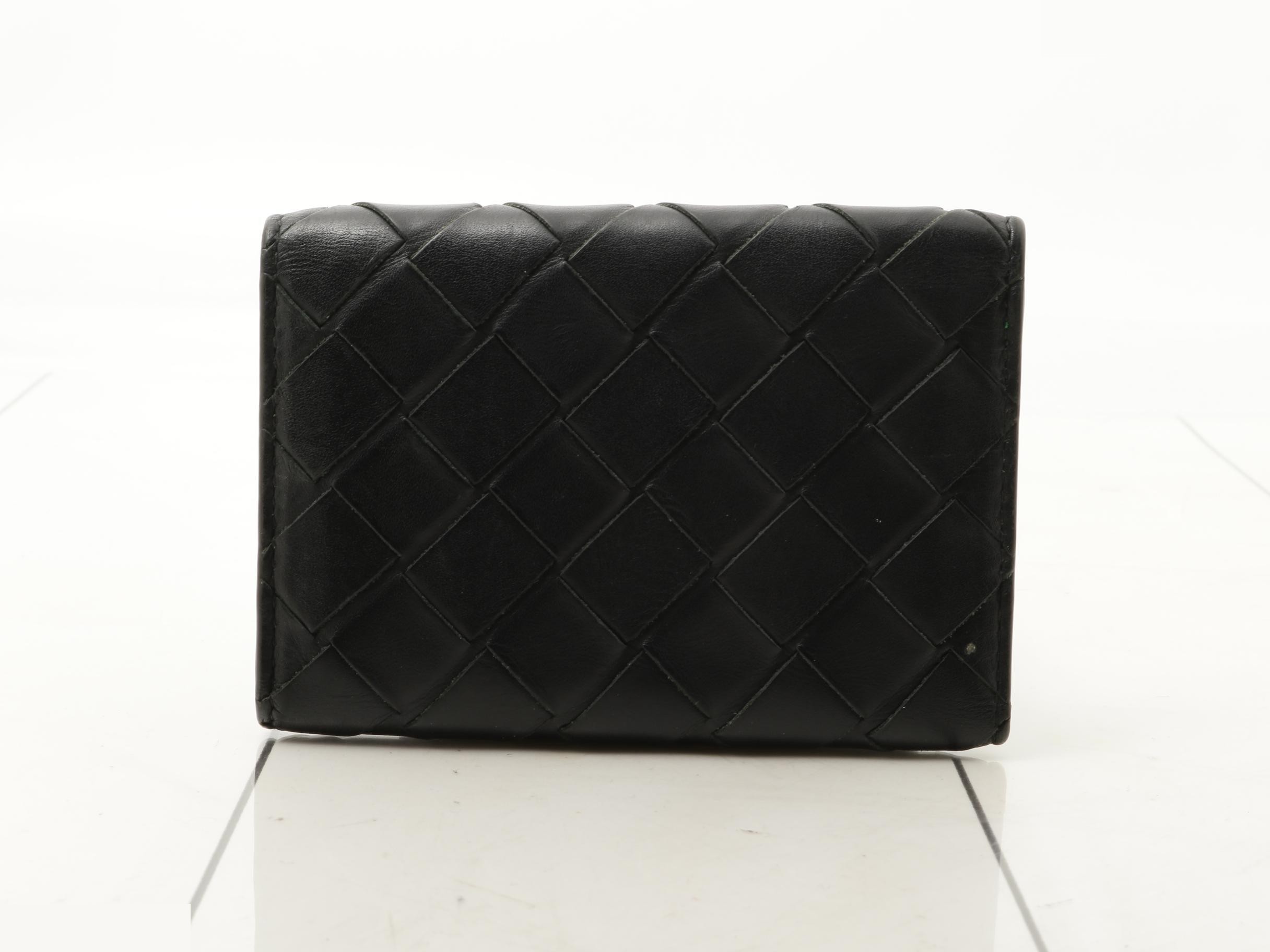 Intrecciato 6-key case, black — view 2