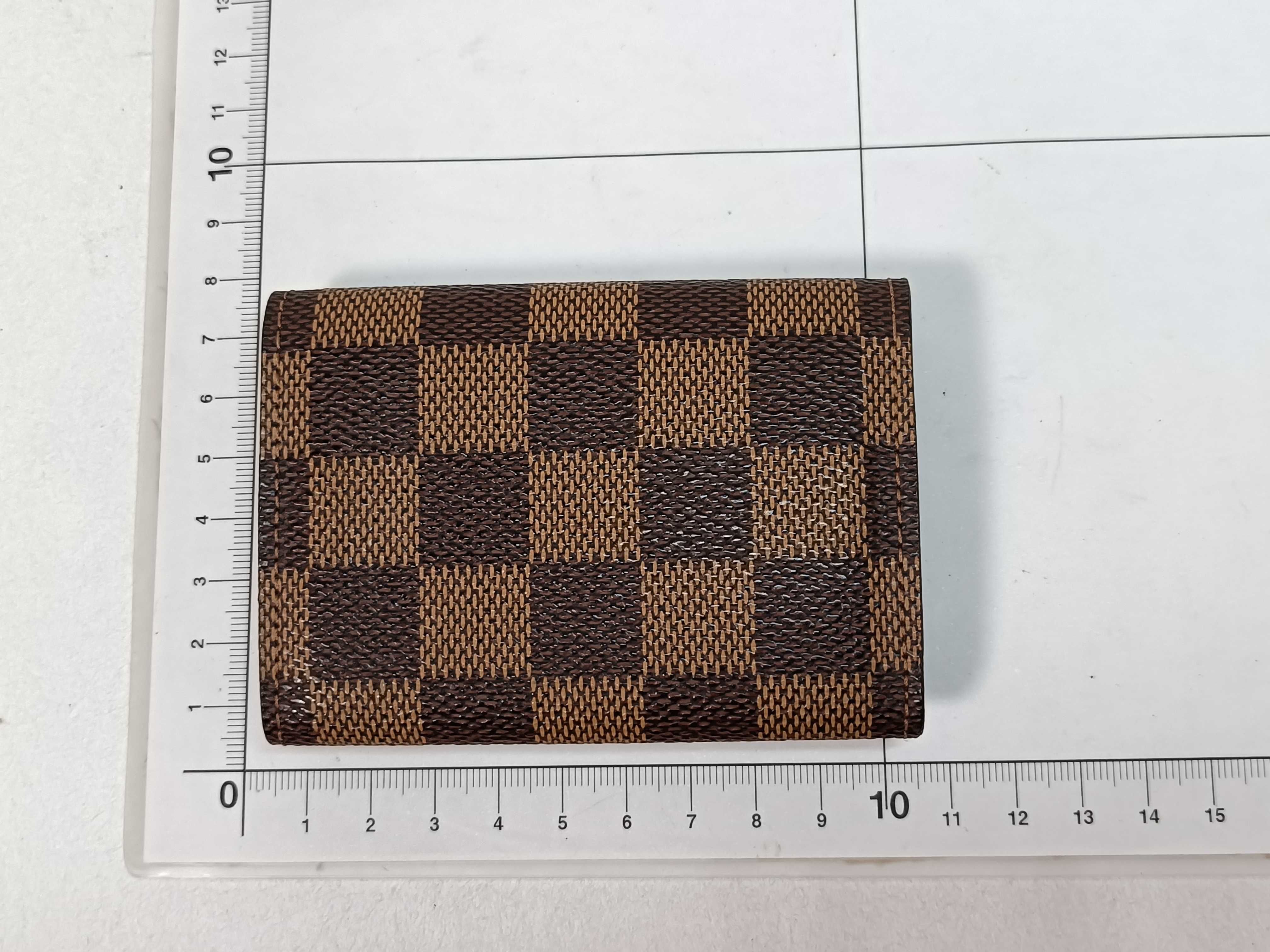 Damier Portemonnaie Plat Coin Case — view 2