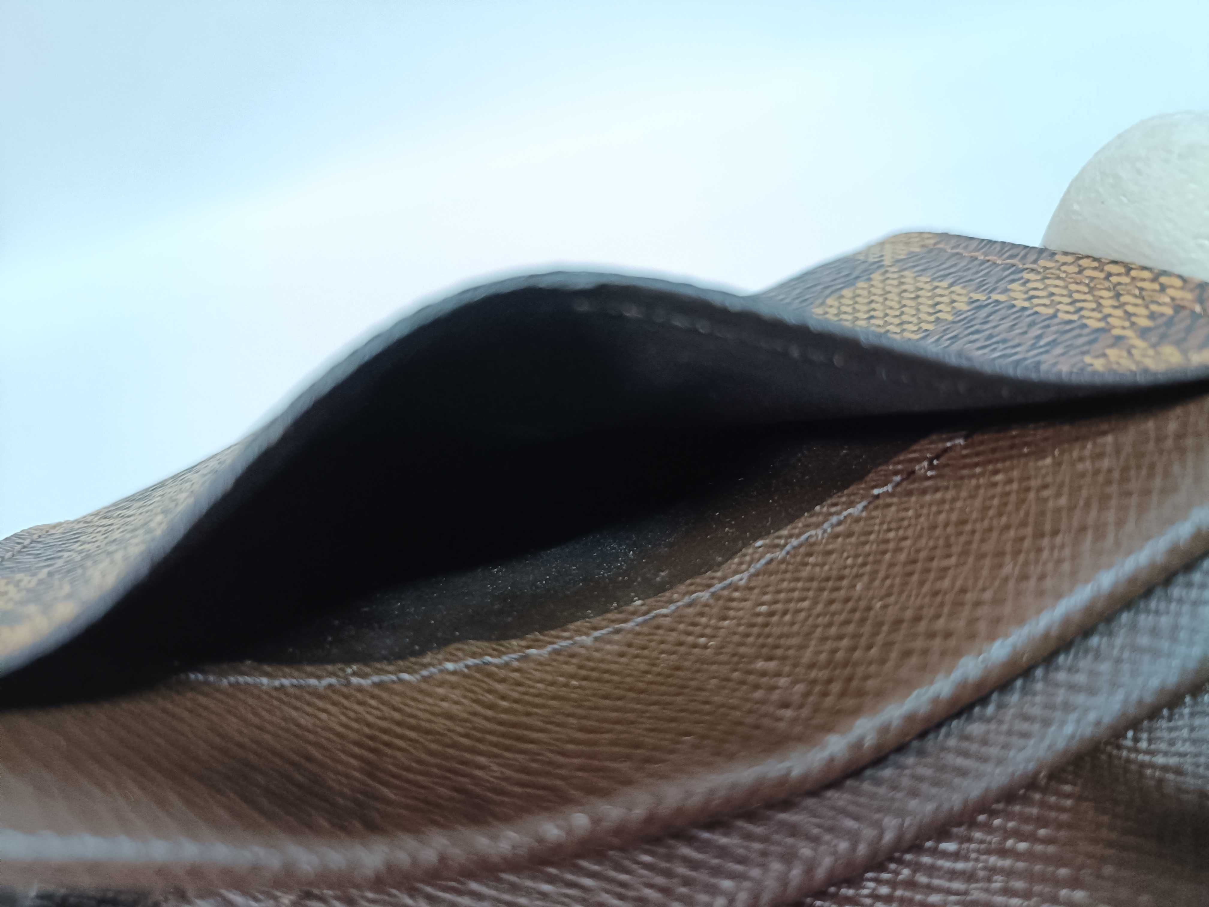 Damier Portemonnaie Plat Coin Case — view 12