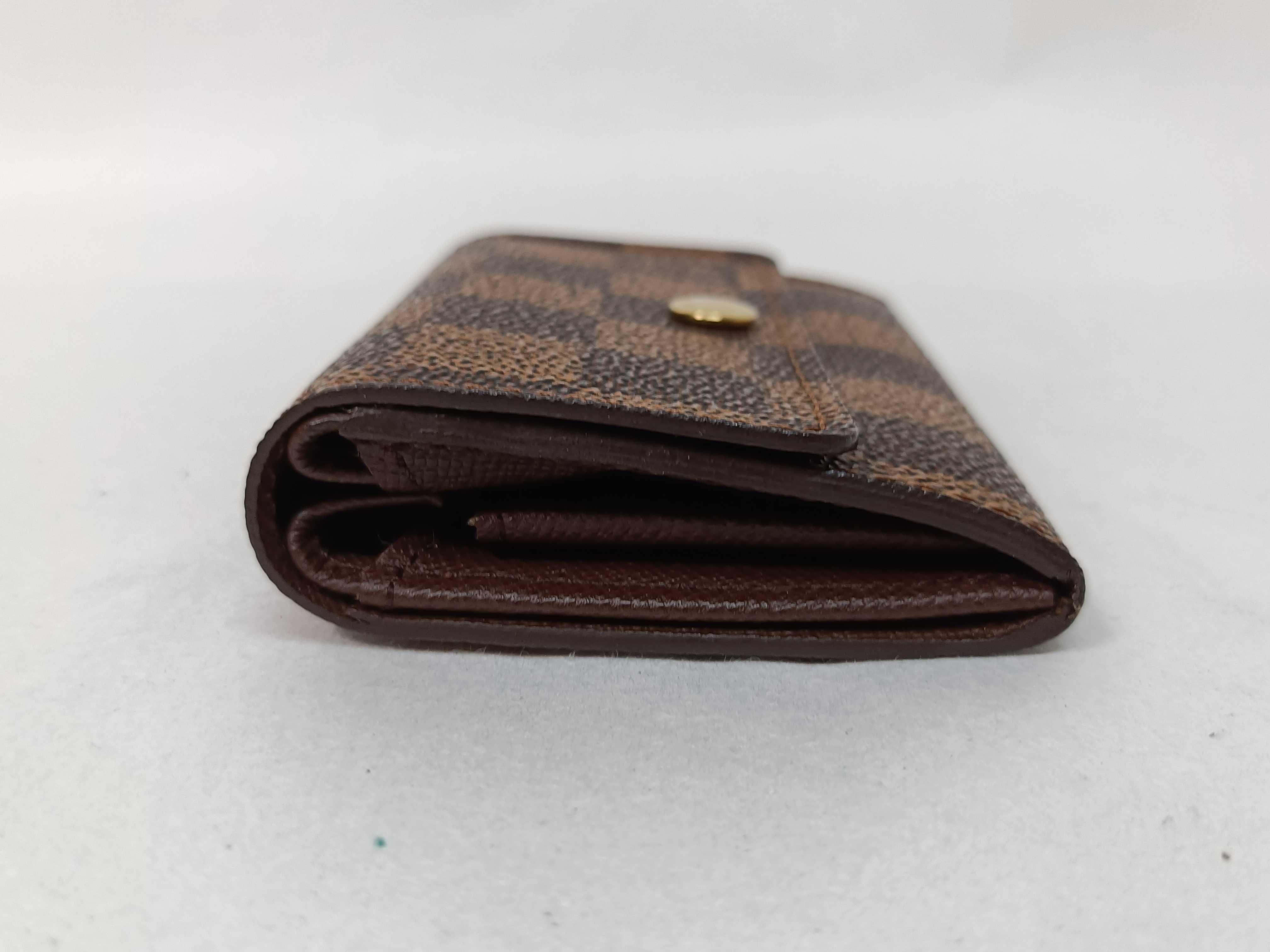 Damier Portemonnaie Plat Coin Case — view 3