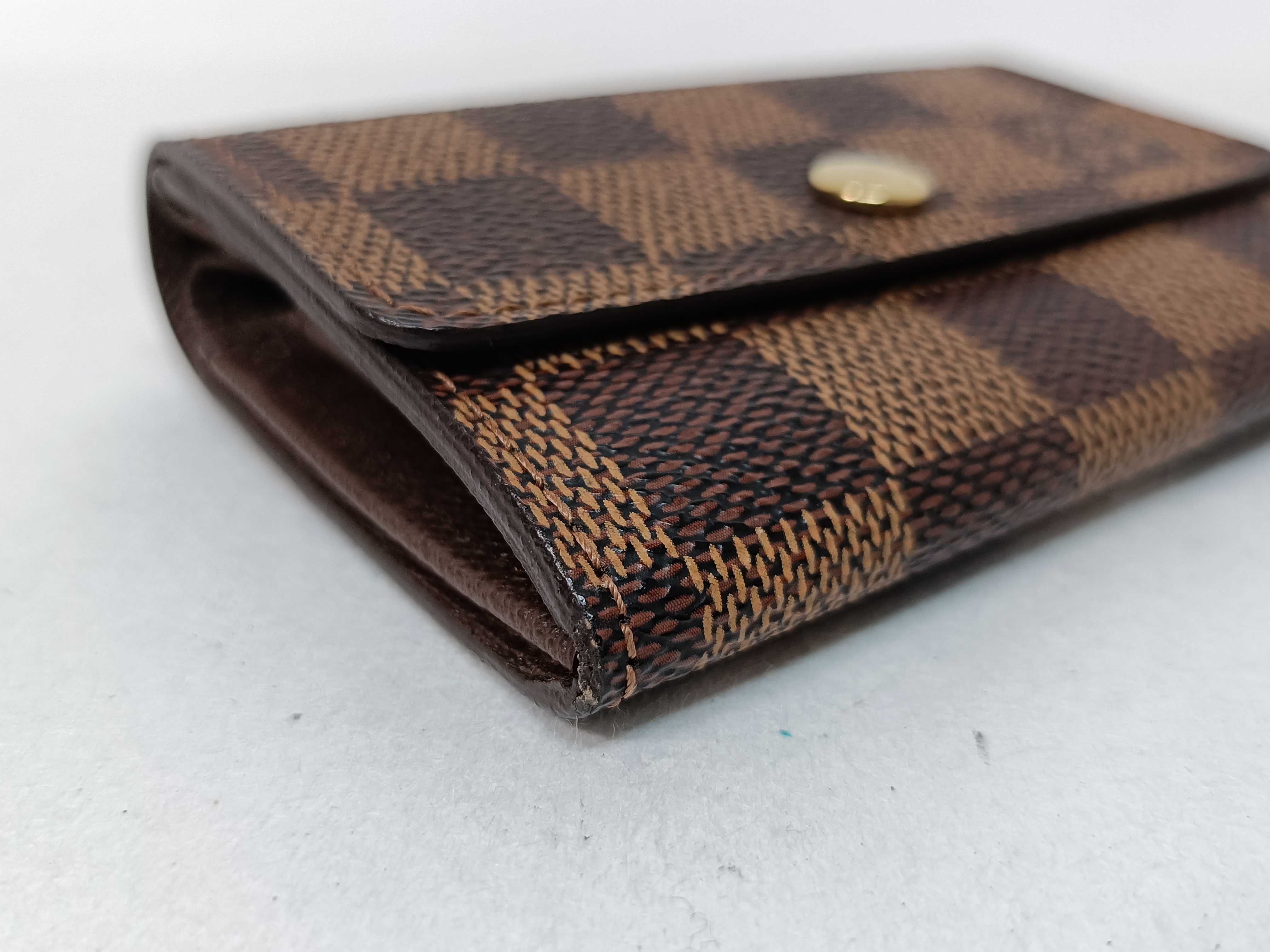 Damier Portemonnaie Plat Coin Case — view 4