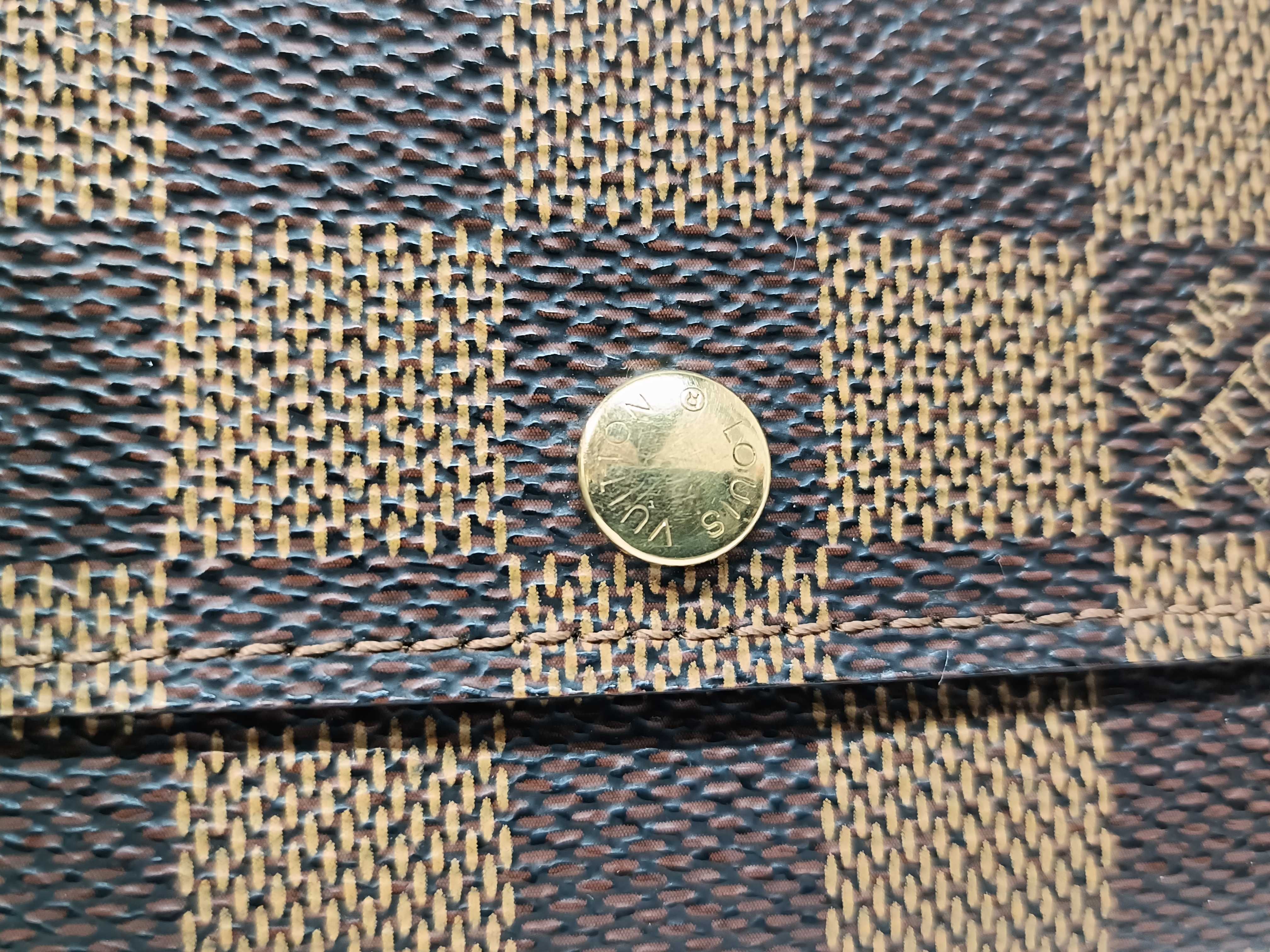 Damier Portemonnaie Plat Coin Case — view 7
