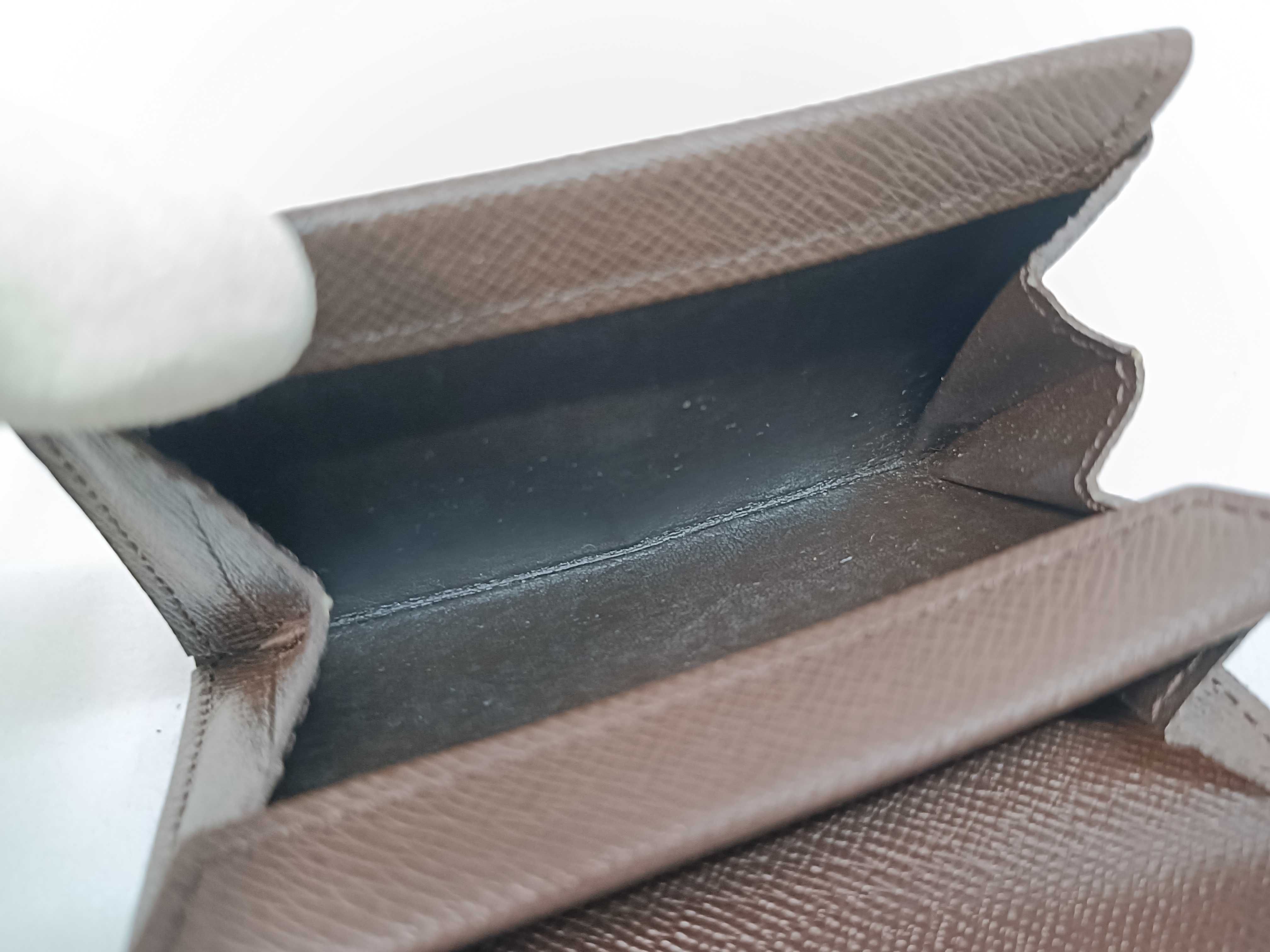 Damier Portemonnaie Plat Coin Case — view 10