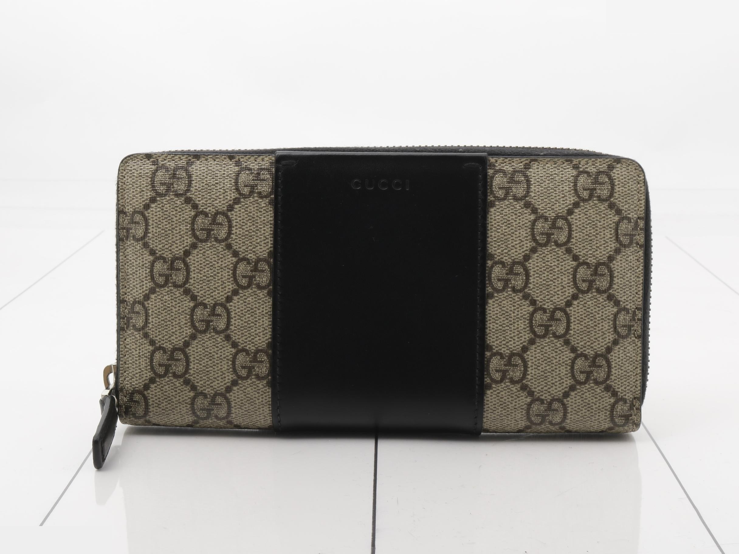 GG Supreme Zipper Wallet
