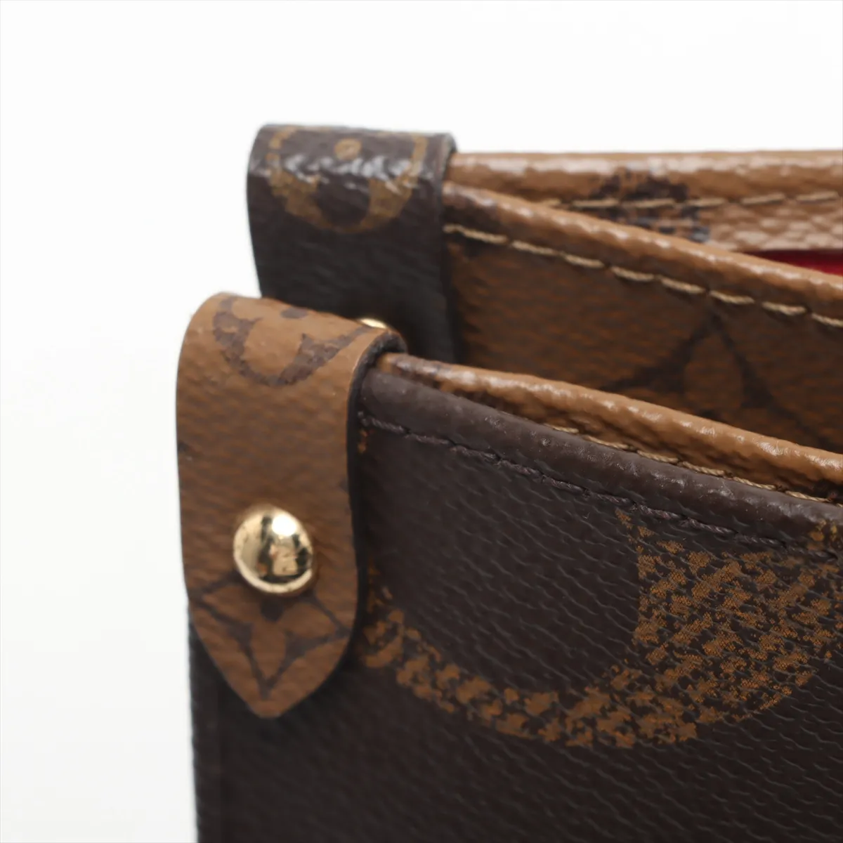 Giant Monogram Reverse On the Go MM M45039 Brown RFID reaction available — view 13