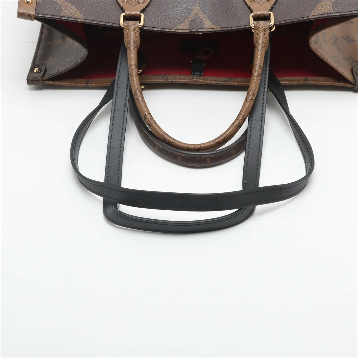 Giant Monogram Reverse On the Go MM M45039 Brown RFID reaction available — view 5