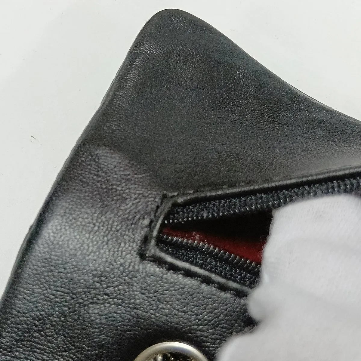 Matelassé 25 Leather Double Flap Double Chain Bag, Black with Silver Hardware, 12004088, Serial Number , A01112 — view 13