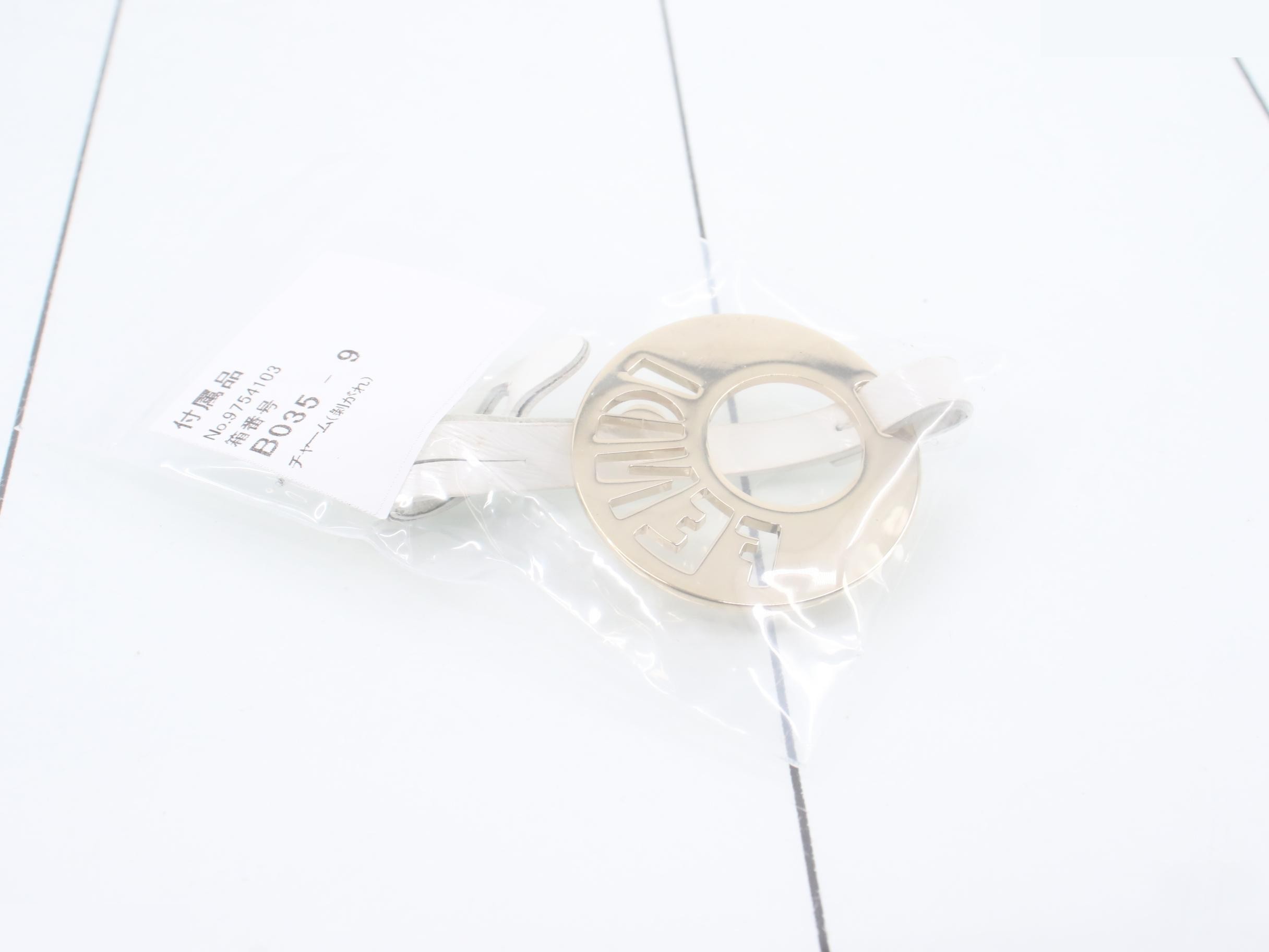 tote bag, Zucca pattern, white/ivory, with charm. — view 7