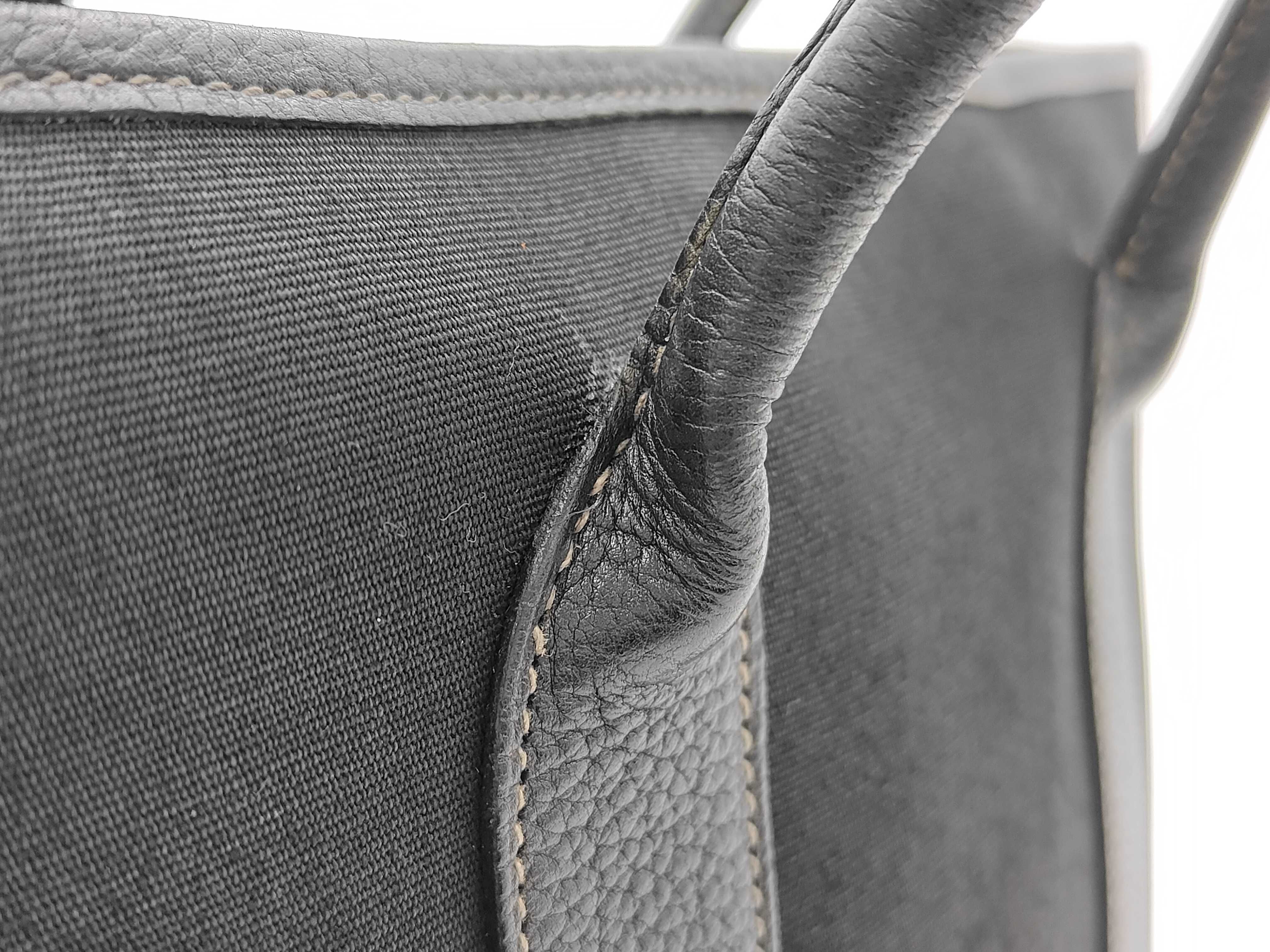 Garden Zip PM Black M Stamp Tote Bag — view 5