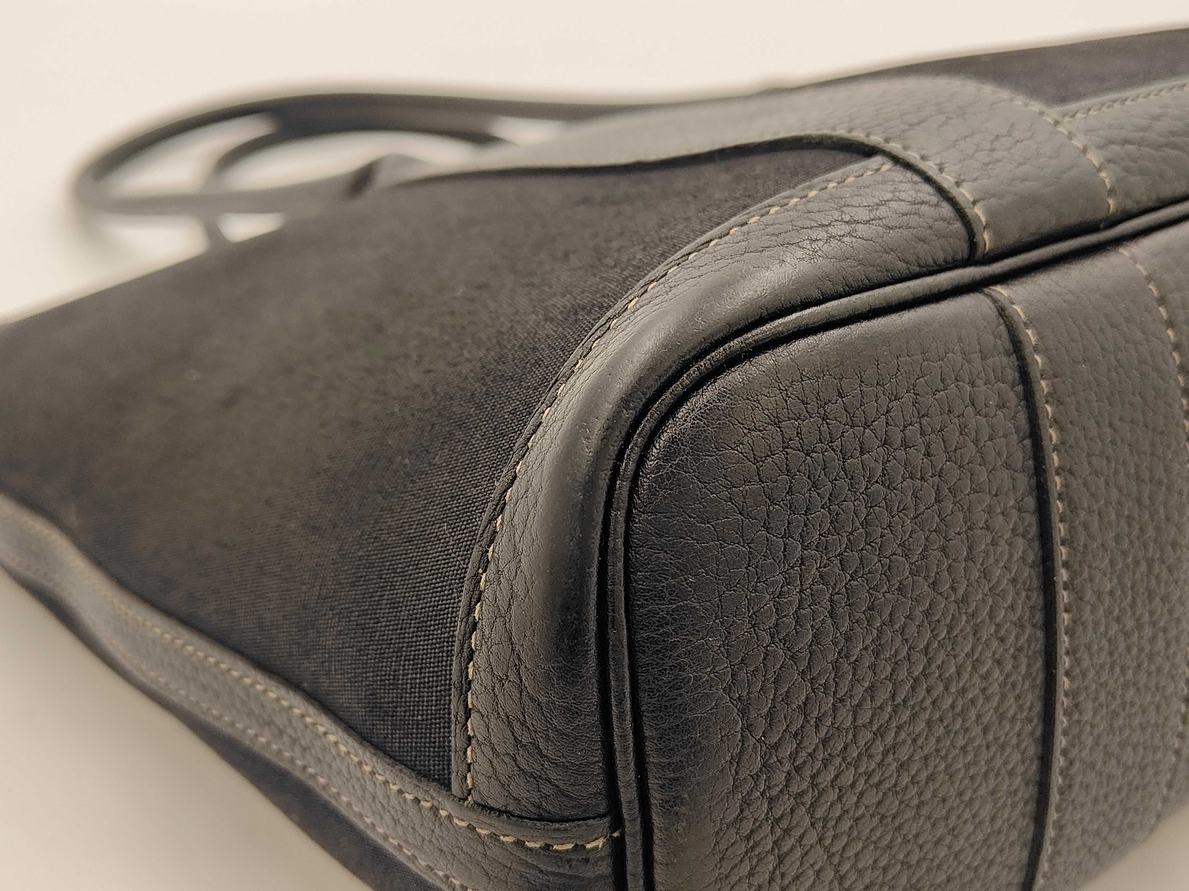 Garden Zip PM Black M Stamp Tote Bag — view 7