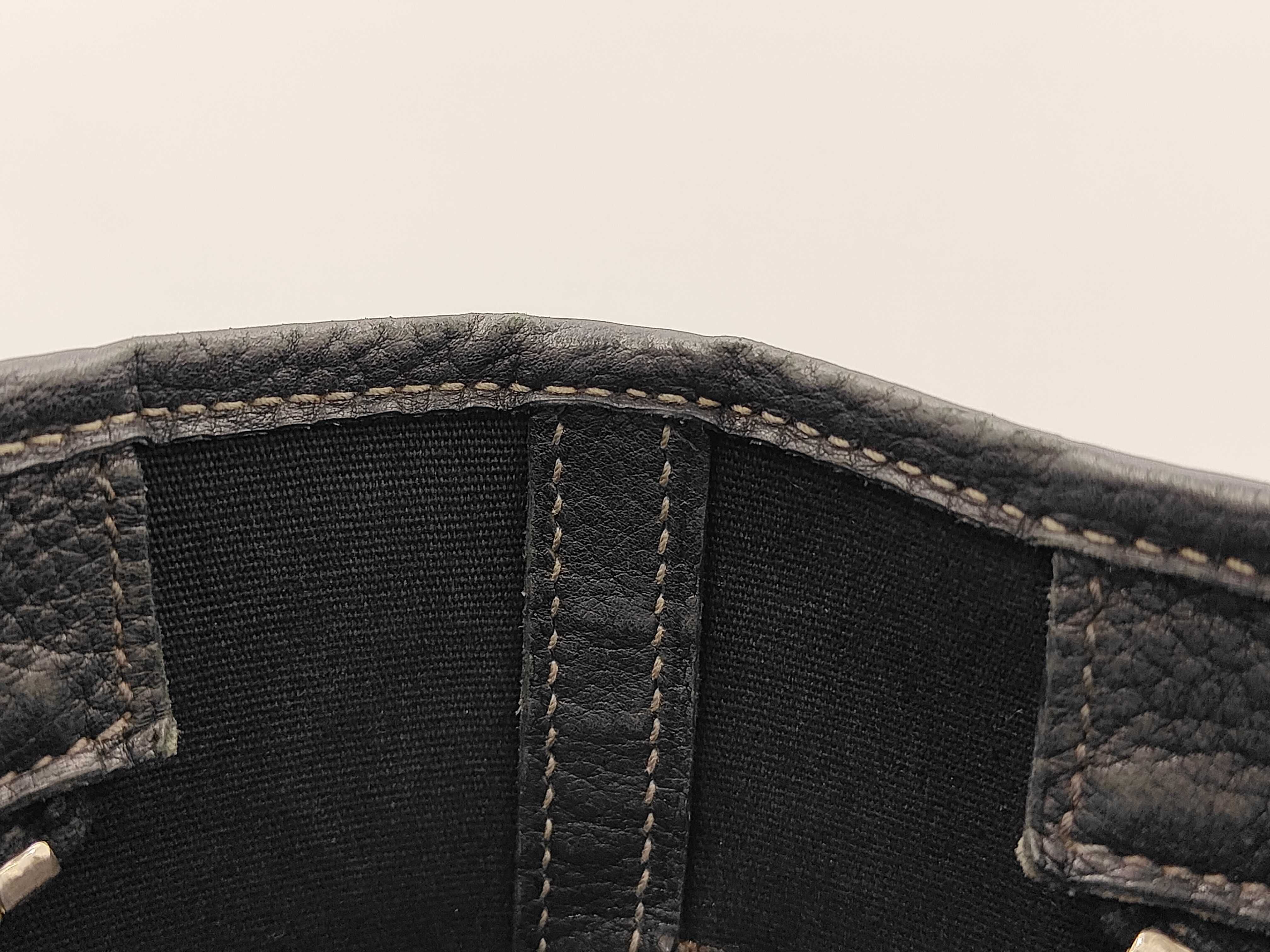 Garden Zip PM Black M Stamp Tote Bag — view 9