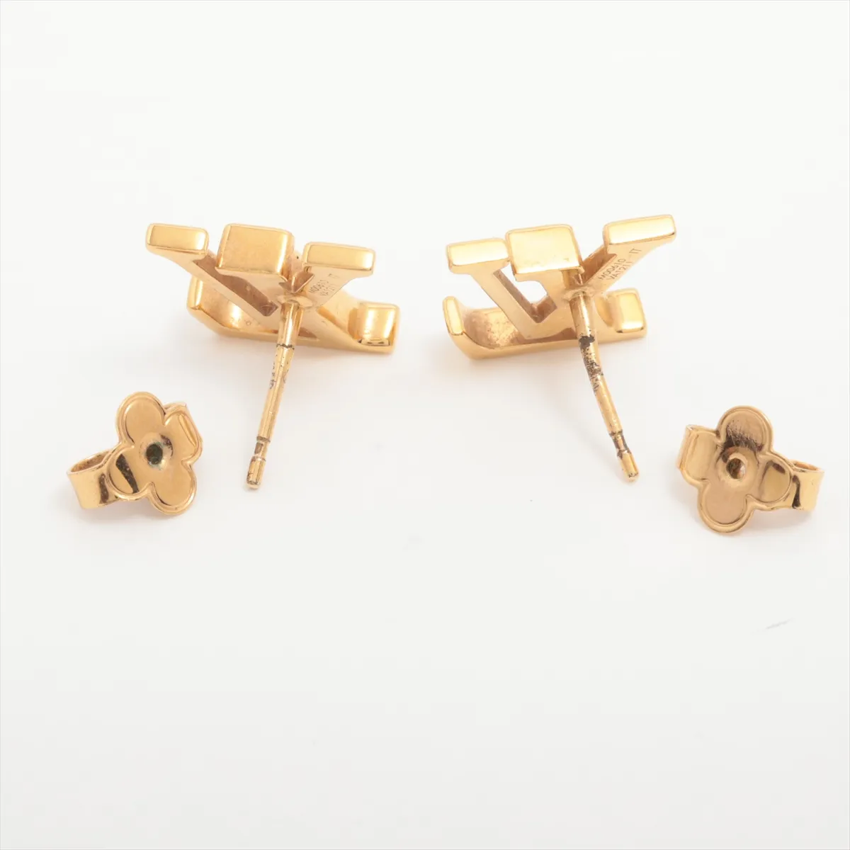 M00610 Boucles d'Oreilles LV Iconic VA1211 Earrings (Pair) GP Gold. Shows signs of wear: — view 4