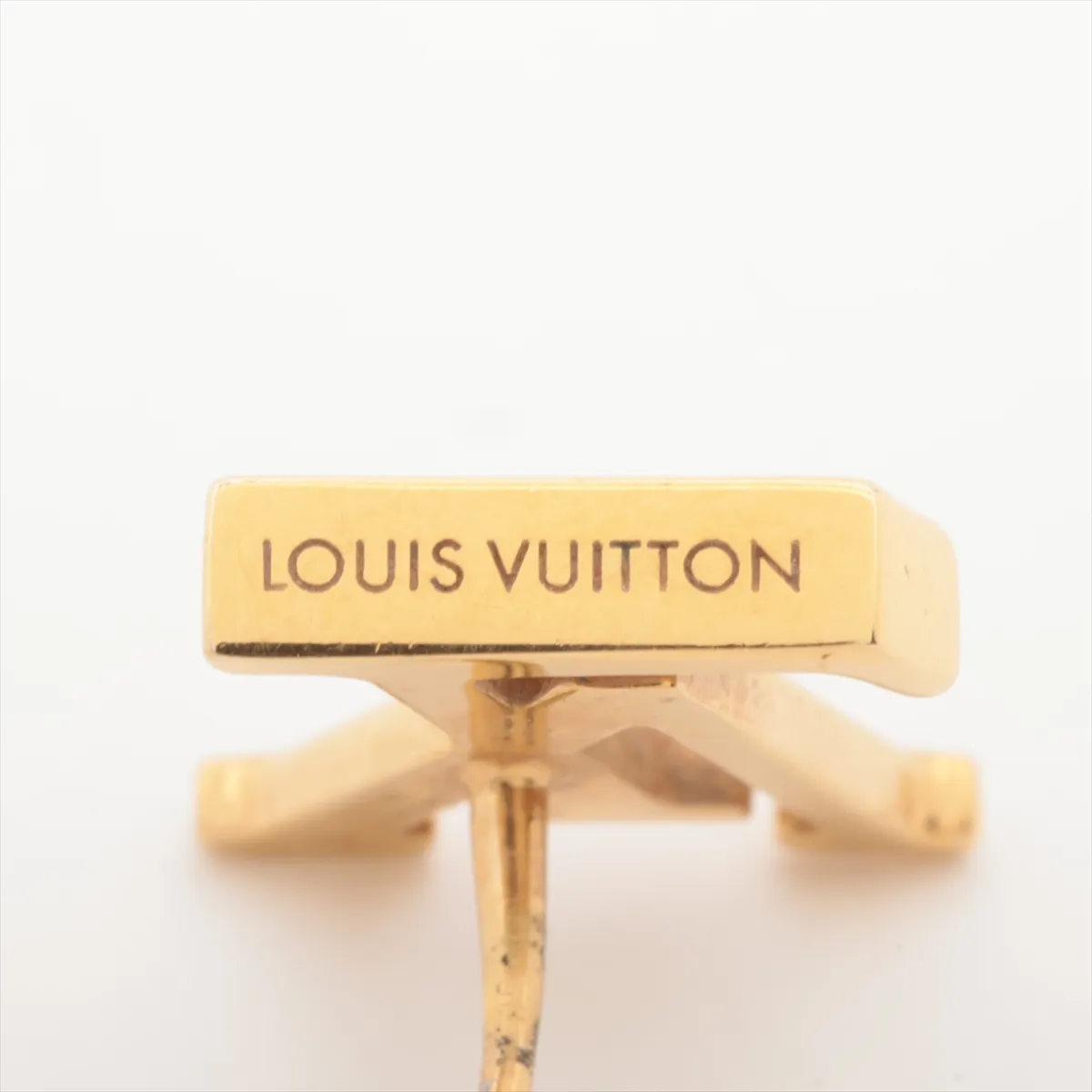M00610 Boucles d'Oreilles LV Iconic VA1211 Earrings (Pair) GP Gold. Shows signs of wear: — view 5