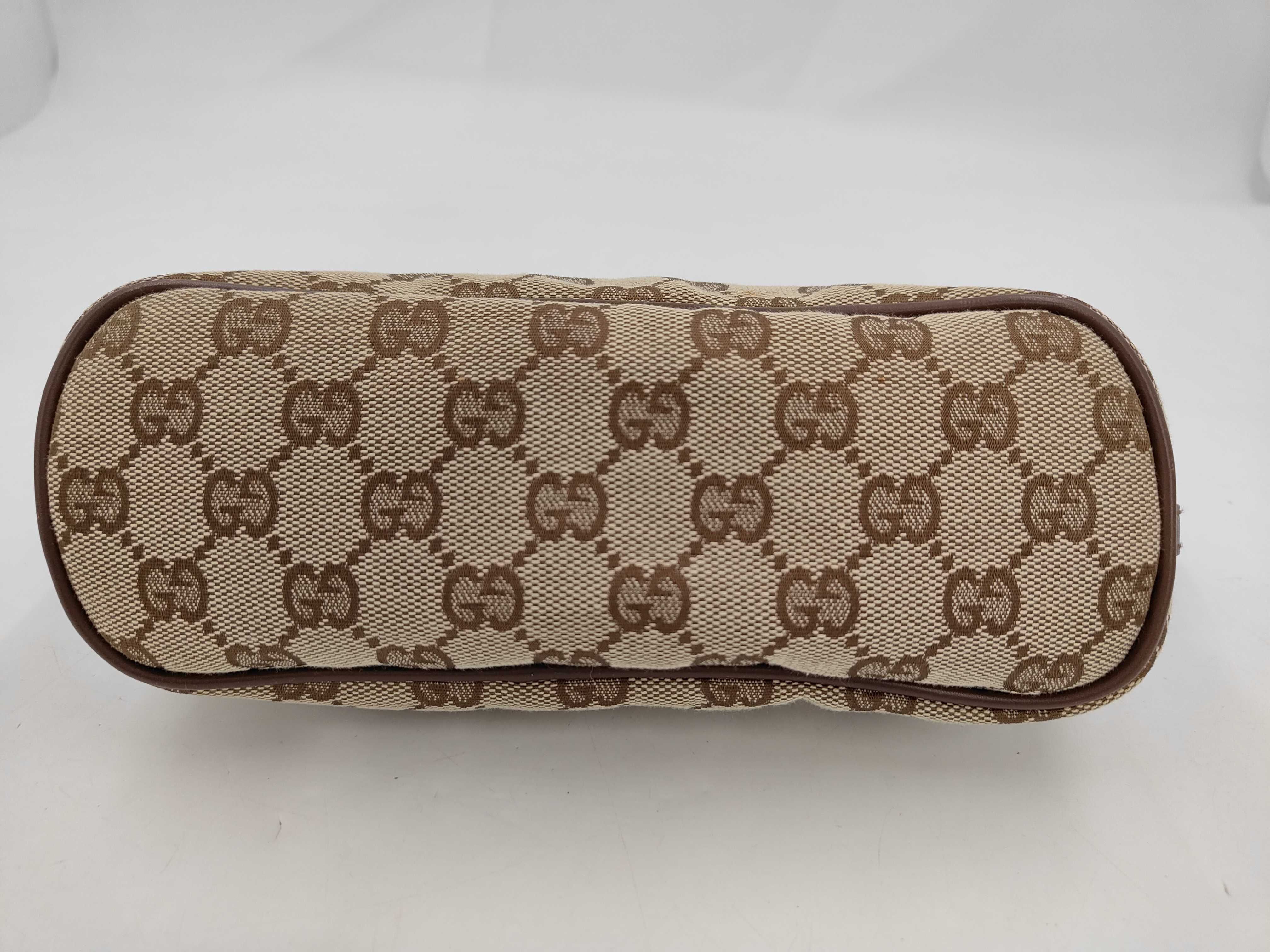 GG Canvas Accessory Pouch, Brown, 07198 (Pouch) — view 3